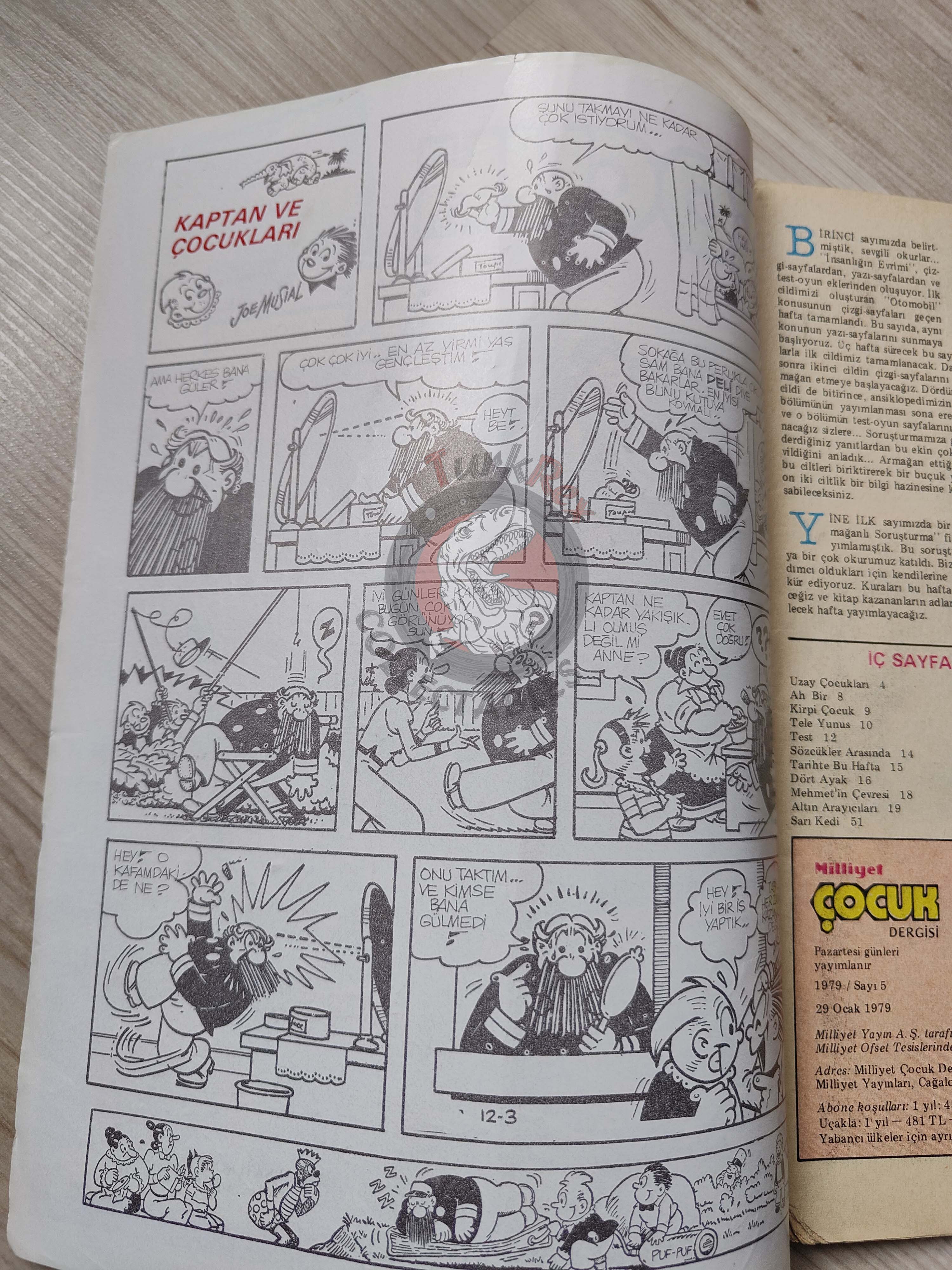 Milliyet Çocuk #5 1979 Turkish Comic Turkey Joyas Literarias Juveniles #99 Enrique Conscience