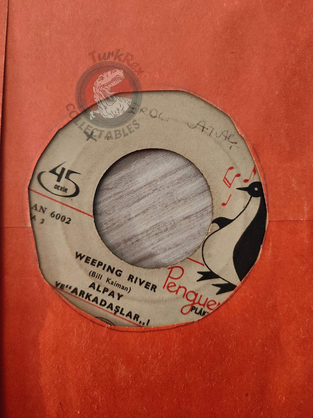 Alpay – Weeping River 7" Turkish Pressing Vinyl Turkey Edition