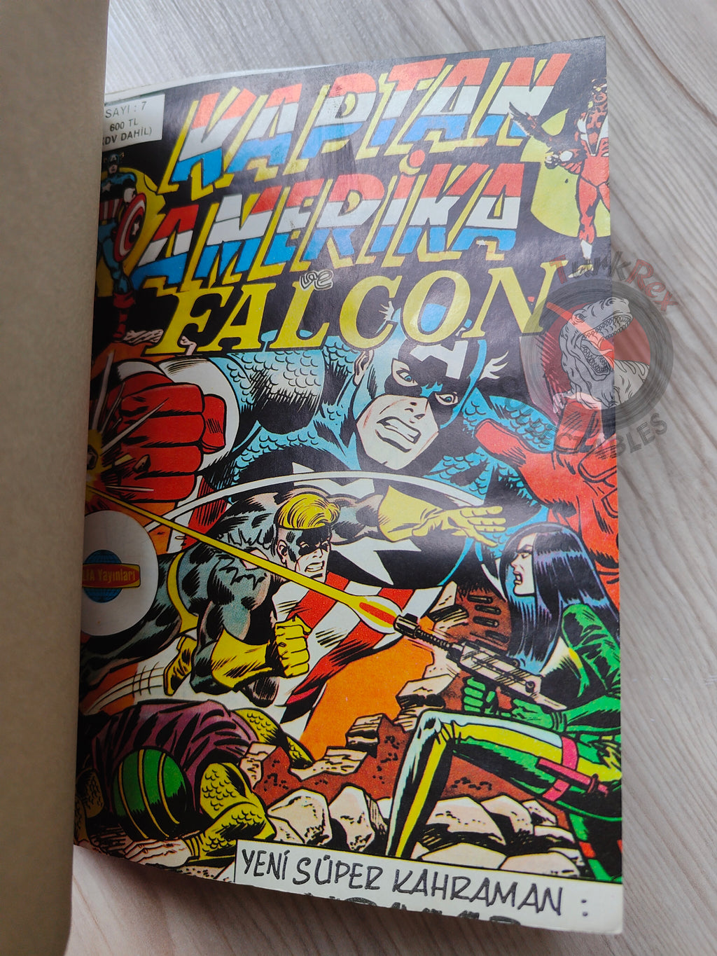 Captain America – Volume 4 1989 Turkish Comic Turkey Falcon