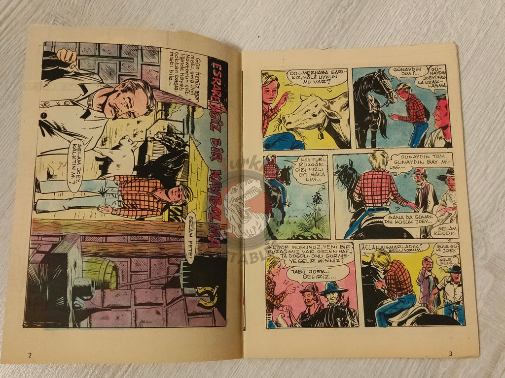 Yaz Neşesi #17 1983 Turkish Comic Turkey Les Tuniques Bleues Fury Stefi