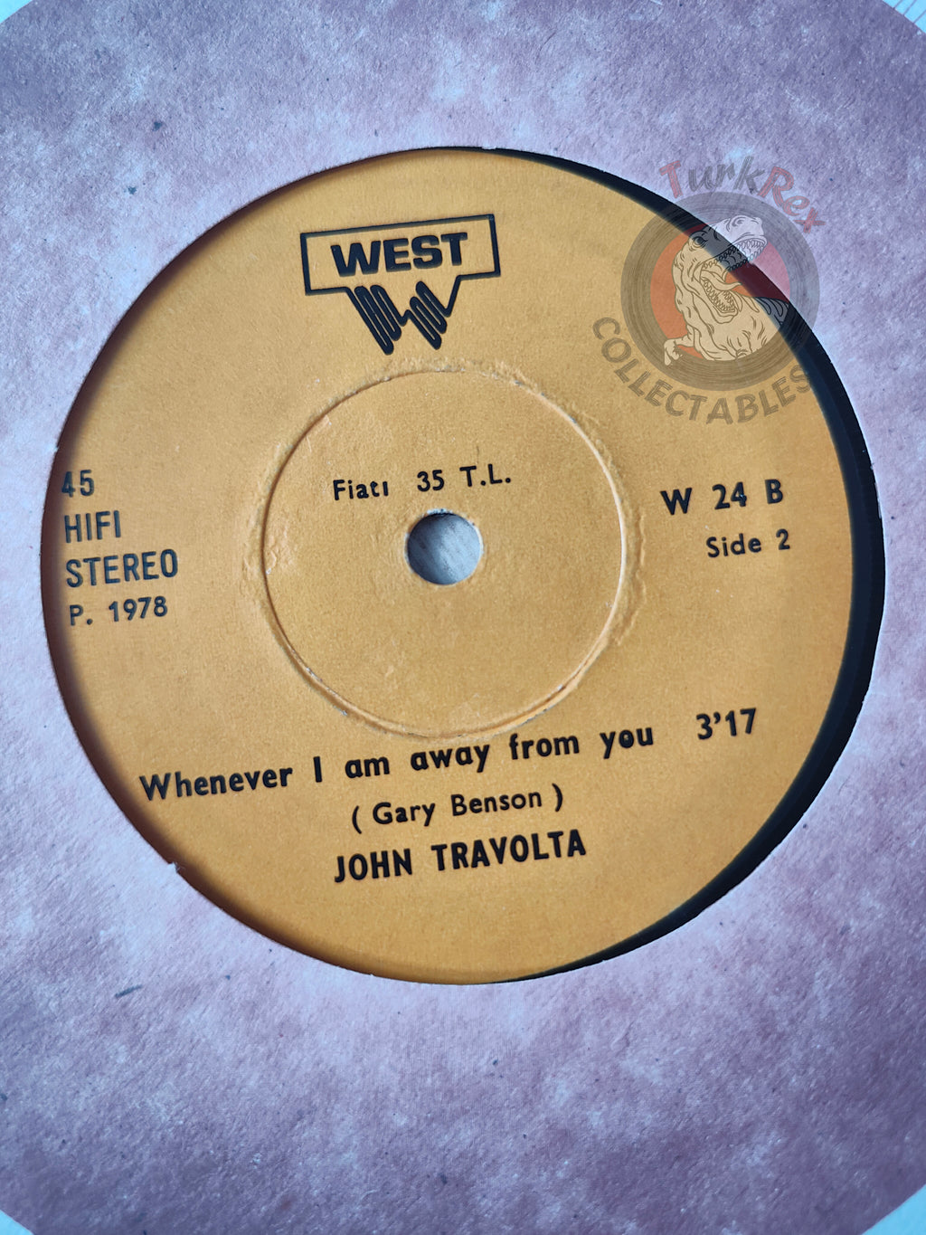 Grease John Travolta & Olivia Newton John – You're The One That I Want 7" Turkish Pressing 2Vinyl Turkey Edition
