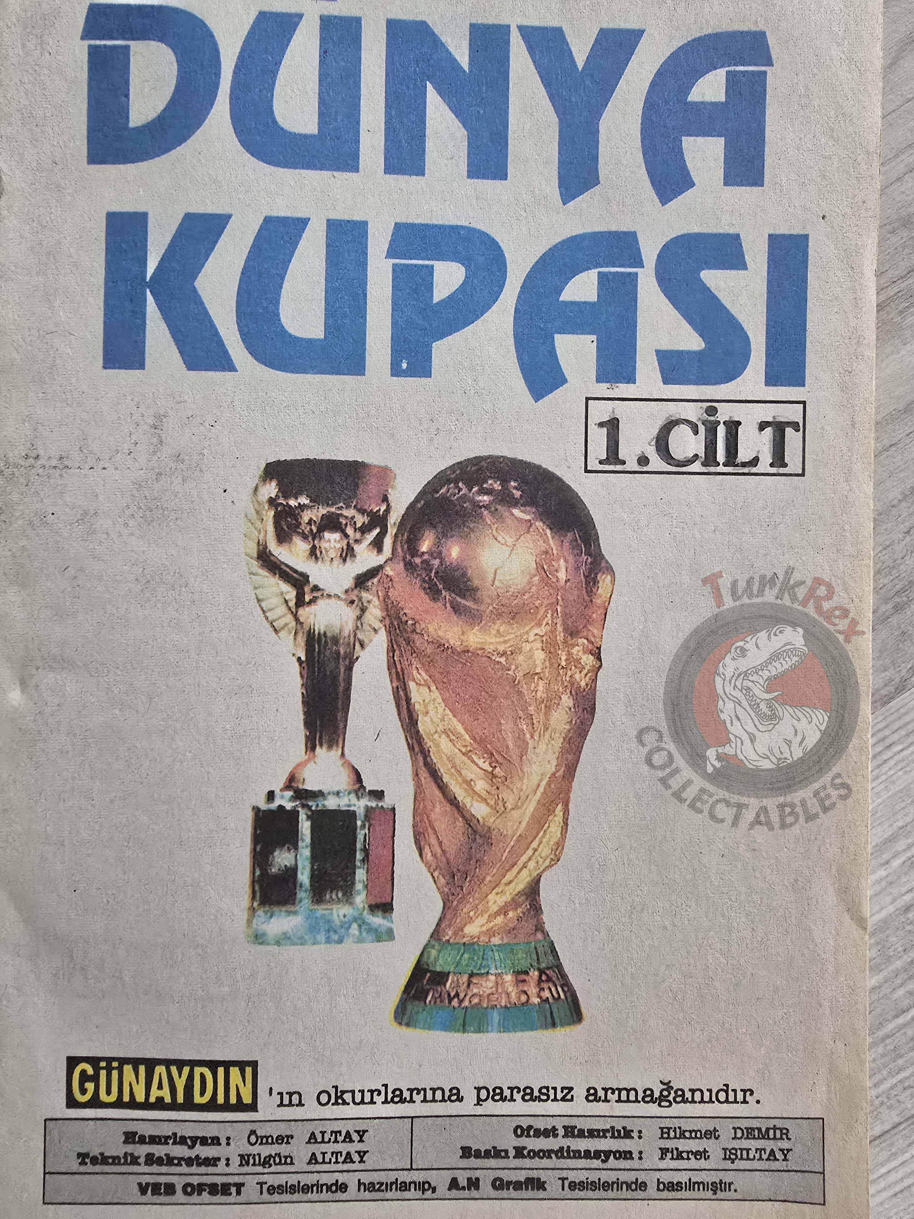 World Cup History Football 1990 Turkish Book Turkey Maradona Jupp Derwall