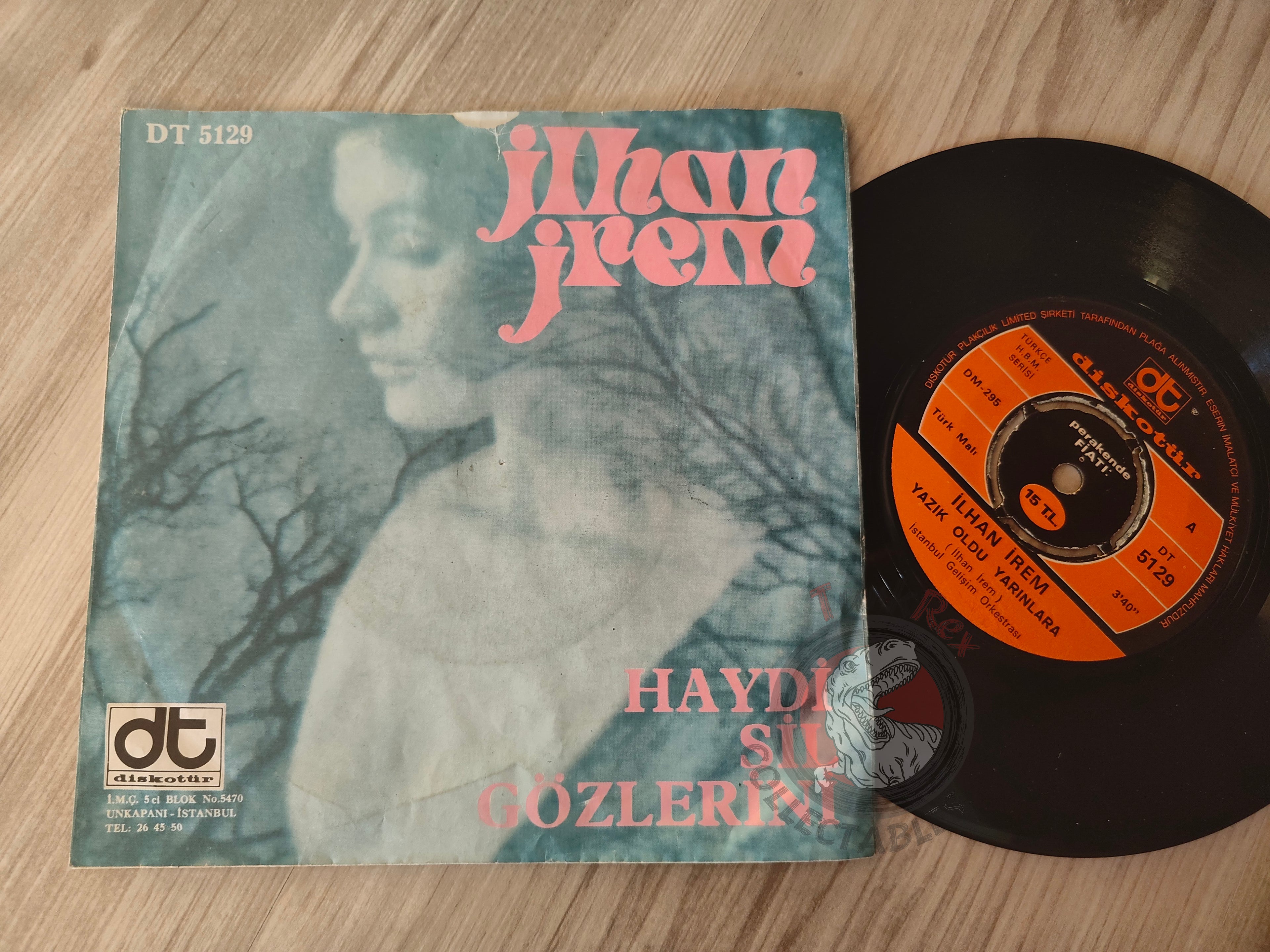 İlhan İrem – Yazık Oldu Yarınlara 7" Turkish Pressing Vinyl Turkey Edition 2