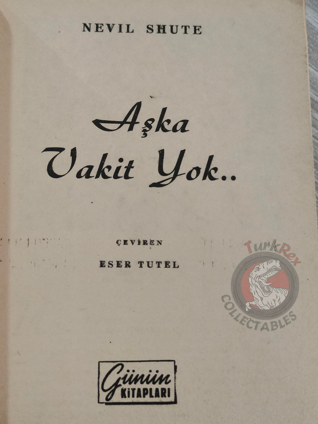 Nevil Shute – Requiem for a Wren 1957 1st Turkish Book Turkey