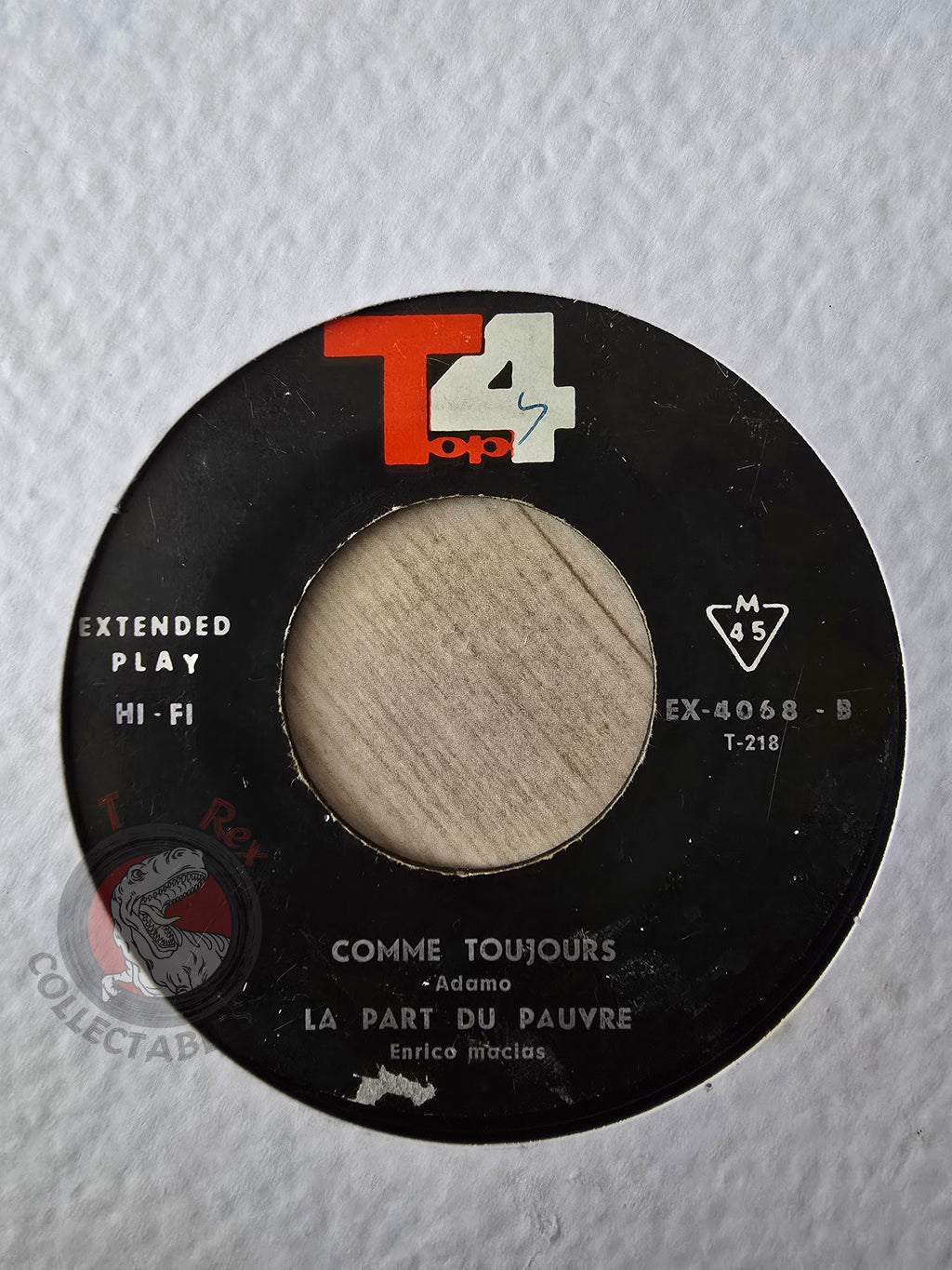 Adamo / Enrico Macias – J'aime 7" Iran Pressing Vinyl Iranian Edition