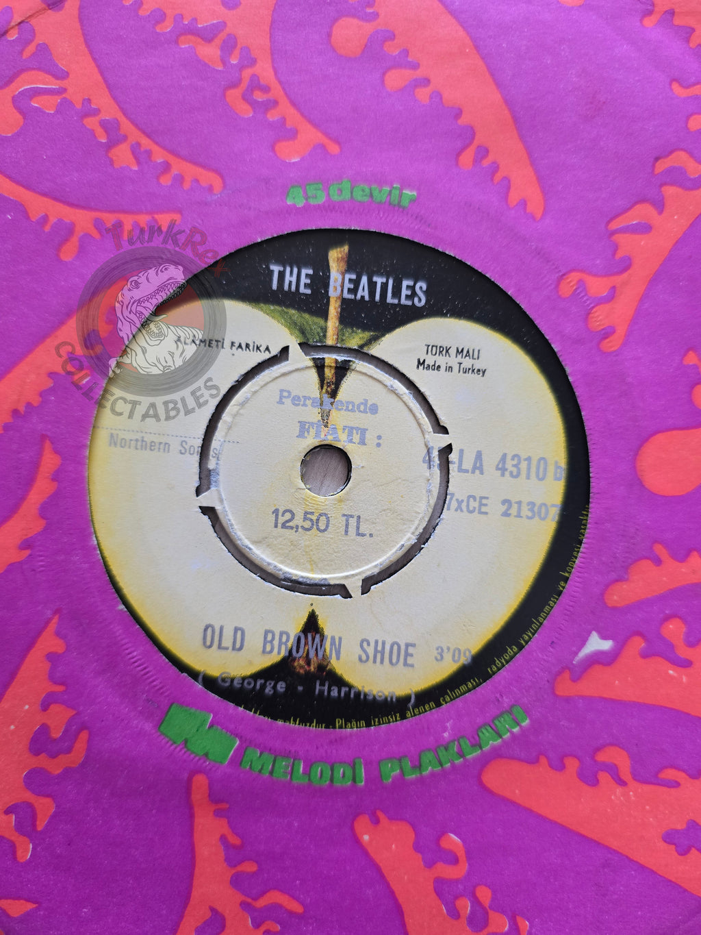 The Beatles – The Ballad Of John And Yoko 7" Turkish Pressing Vinyl Turkey Edition 1