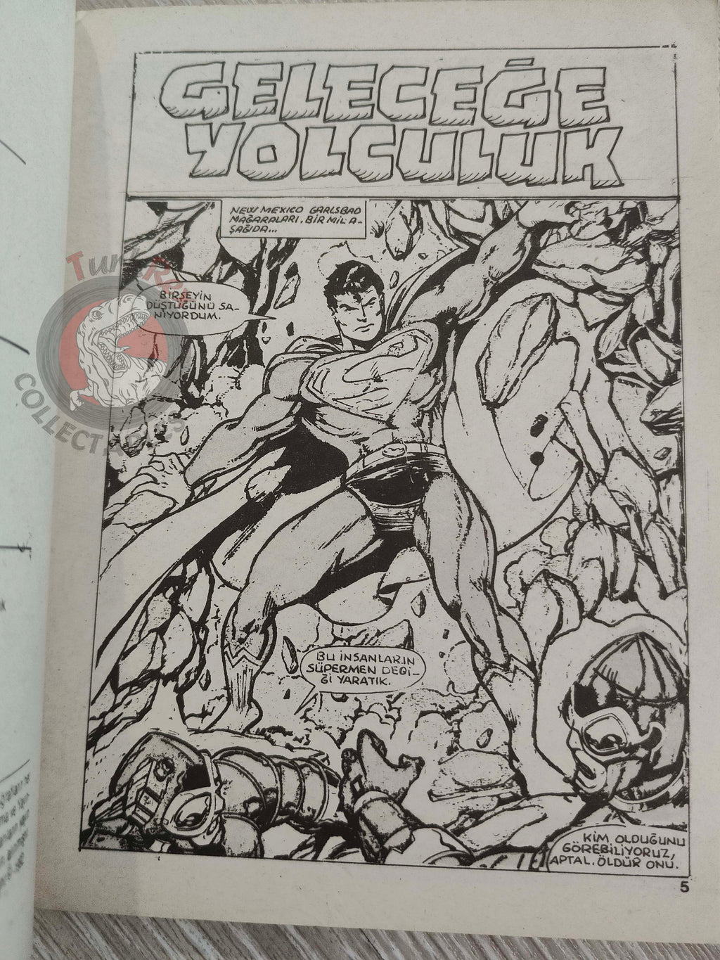Superman Vol #62 1994 Turkish Comic Turkey Man of Steel #28 Action Comics Annual #3