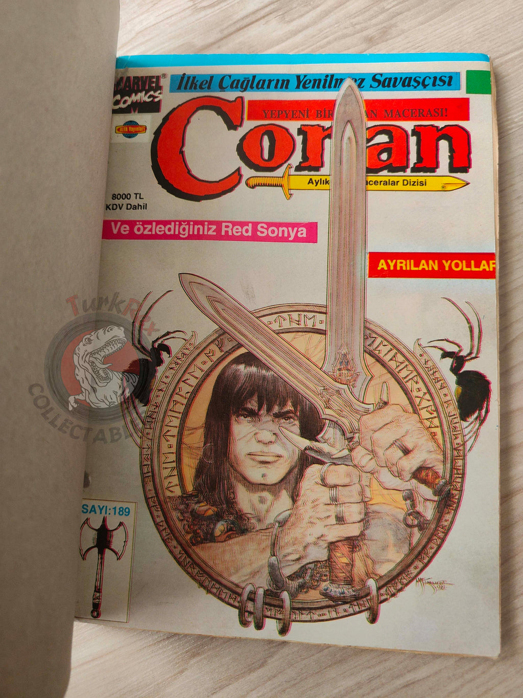 Conan Volume #32 Turkish Comic Turkey Conan & Tarzan Red Sonja #207