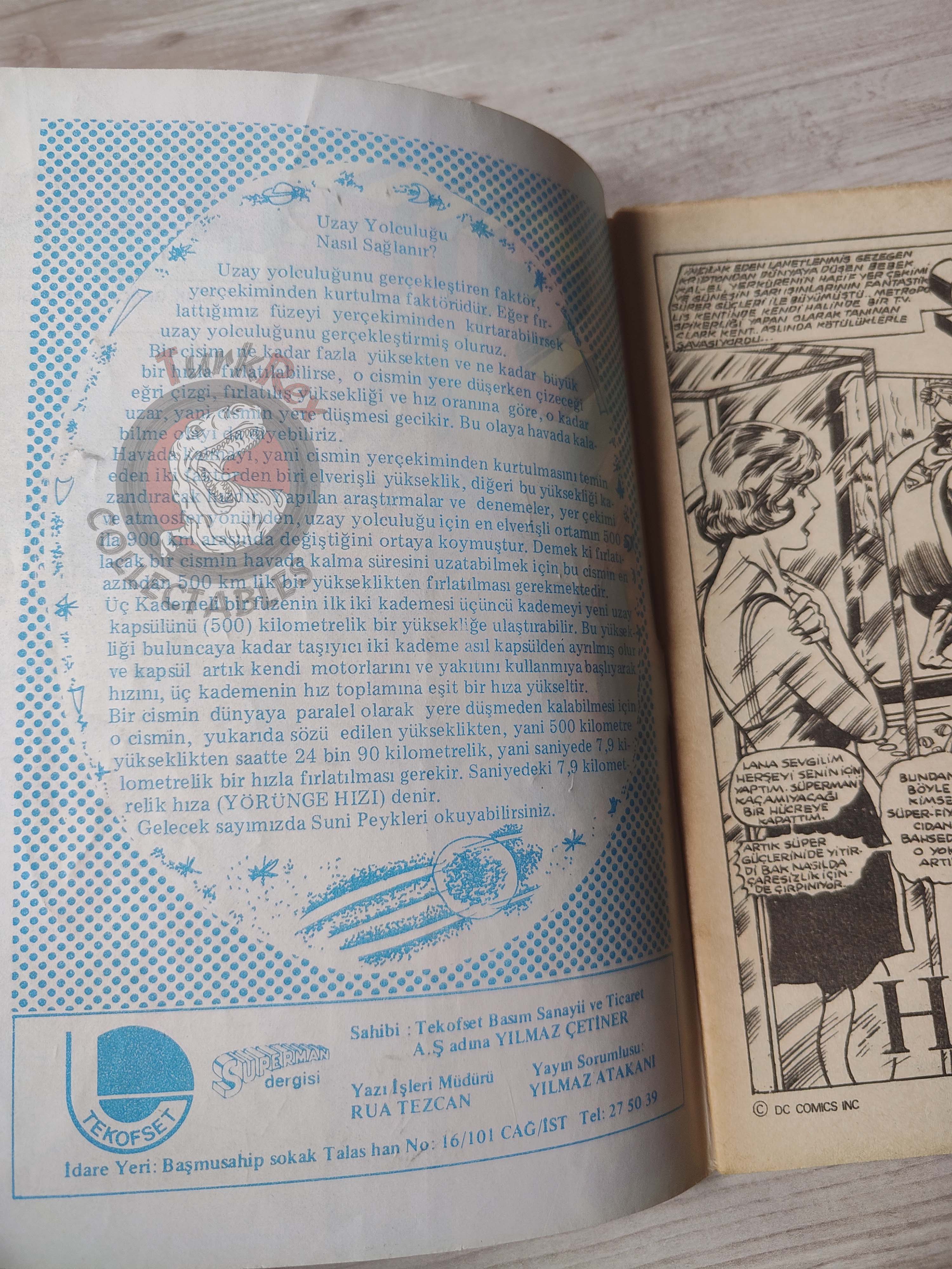 Superman #9 1980 Turkish Comic Turkey #332 Supergirl Family #192 Fuss Pot Norman Mansbridge