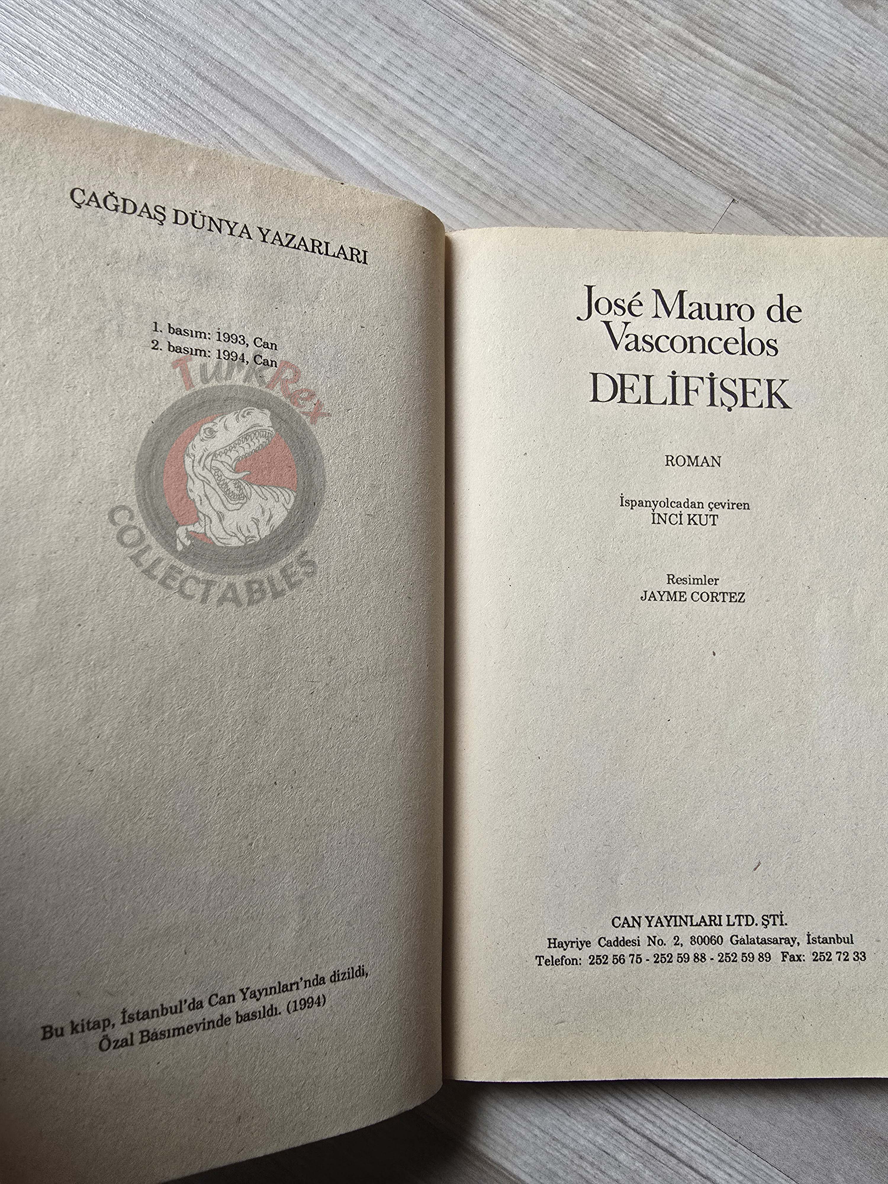 José Mauro de Vasconcelos – Doidão 1994 Illustrated Turkish Book Turkey