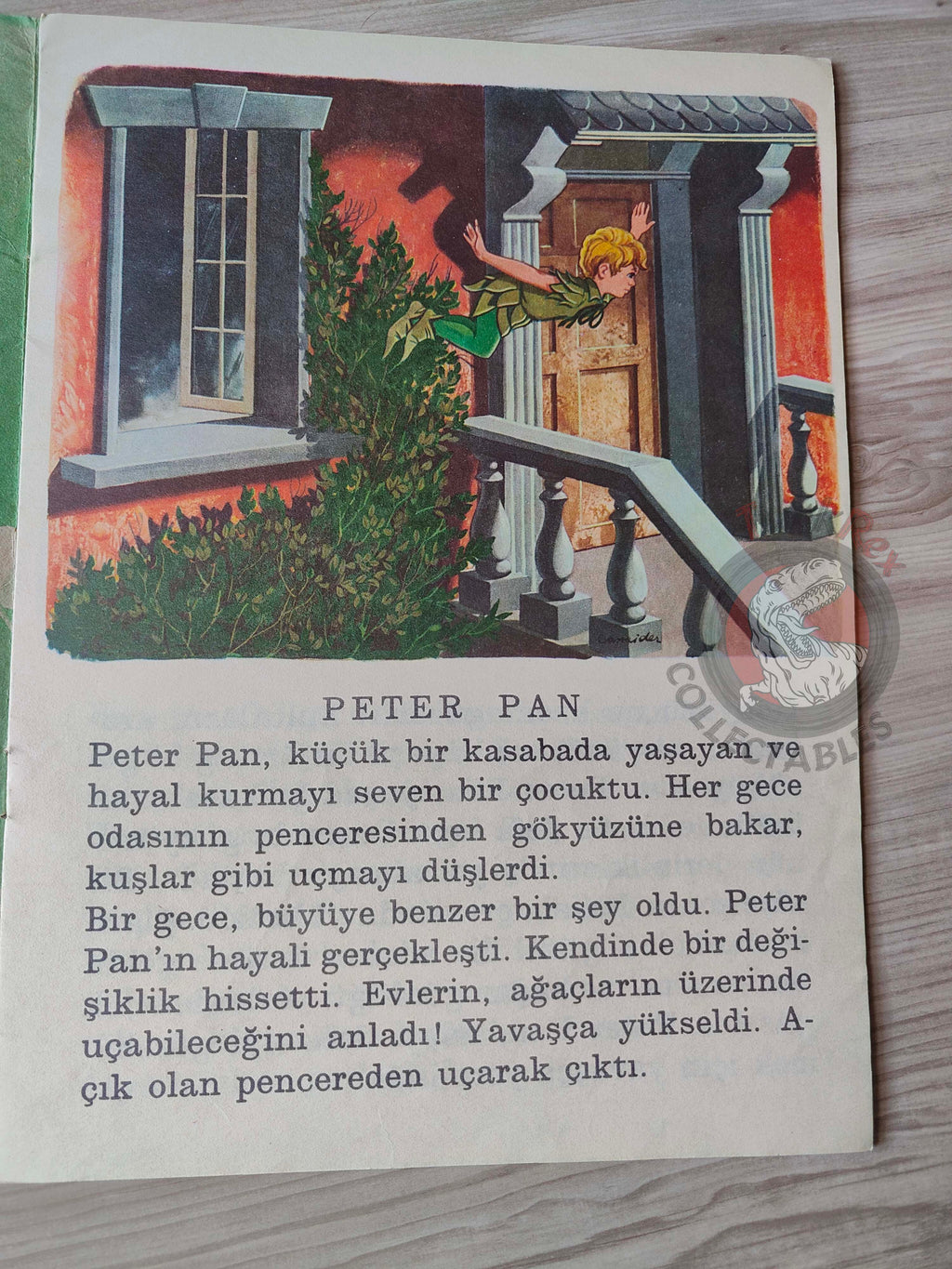 J. M. Barrie – Peter Pan 1979 Turkish Book Turkey Illustrated Giuseppe Malipiero