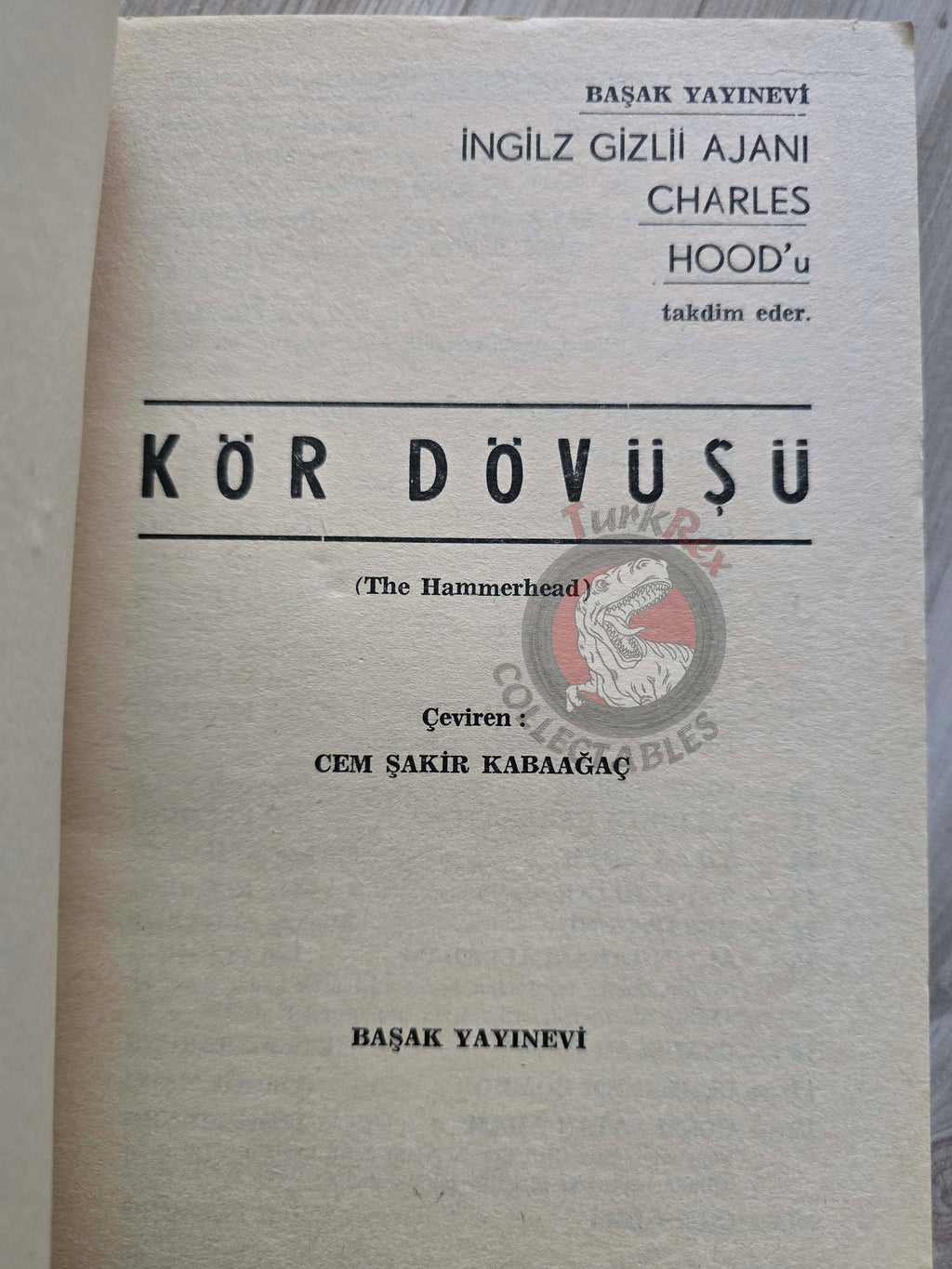 James Mayo – The Hammerhead 1967 1st Turkish Book Turkey Charles Hood