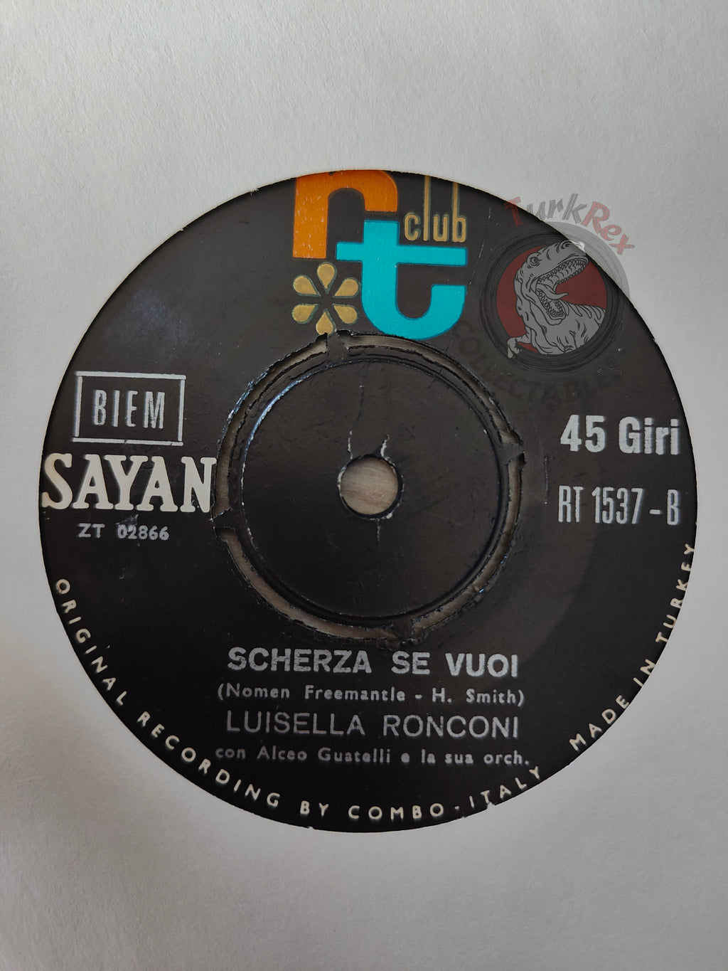 Luisella Ronconi – Que Sera' Sera' 7" Turkish Pressing Vinyl Turkey Edition