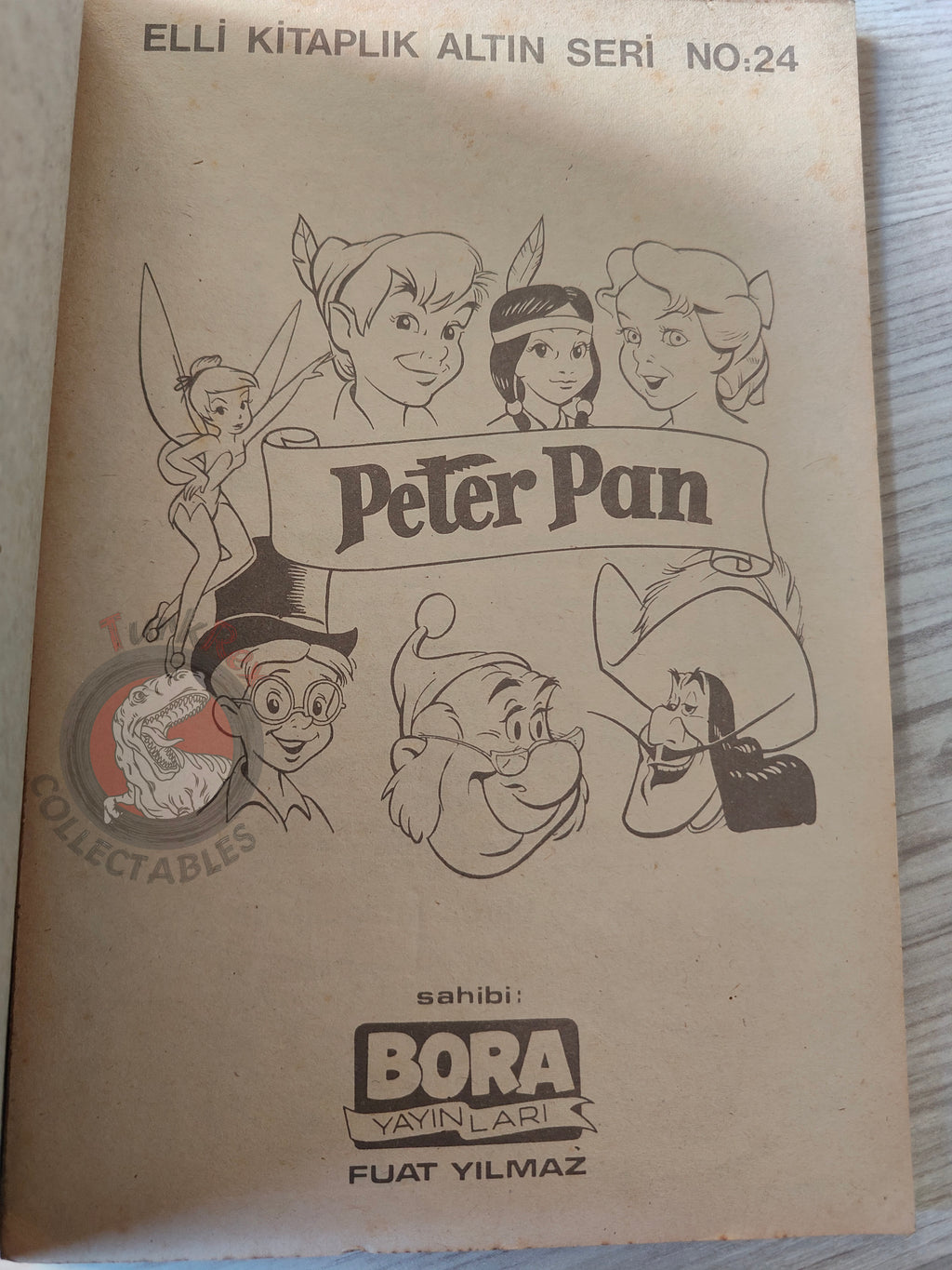 Peter Pan –  Altın Seri #24 80s Turkish Comic Turkey Walt Disney