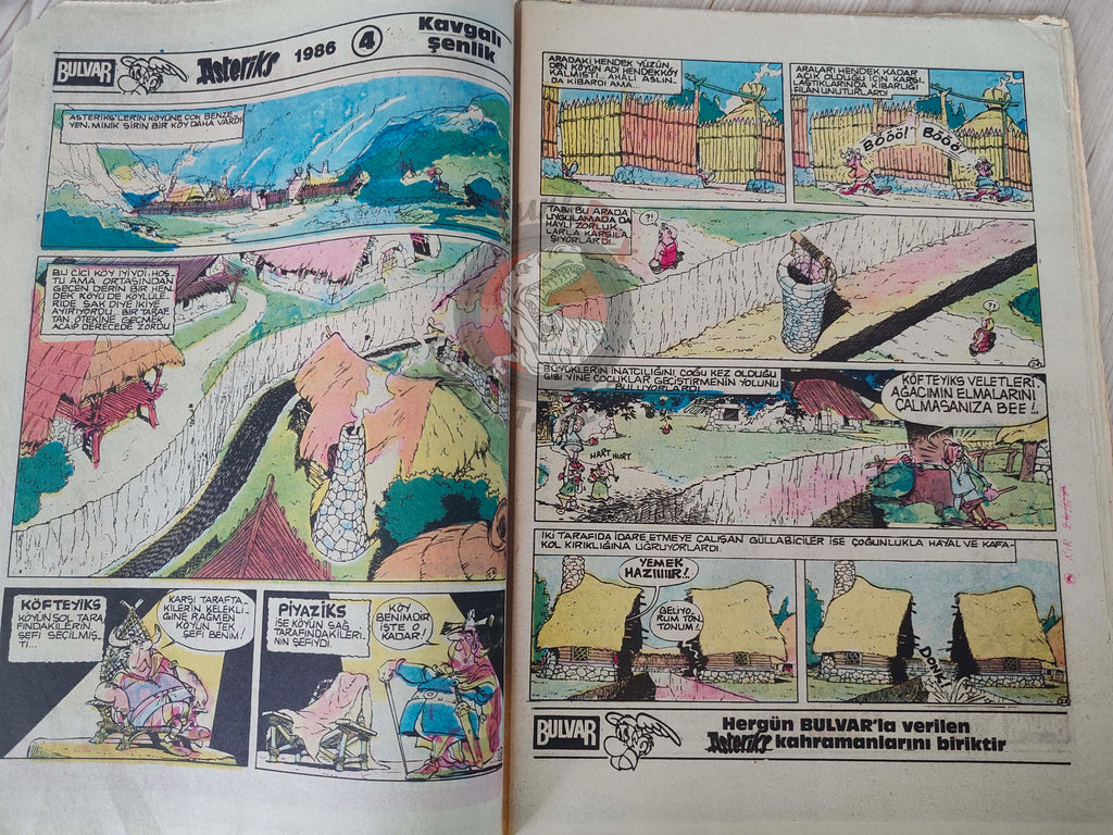 Asterix – Asterix and the Great Divide 1986 Turkish Edition Comic Turkey 2