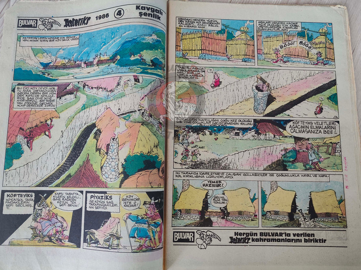 Asterix – Asterix and the Great Divide 1986 Turkish Edition Comic Turkey 2