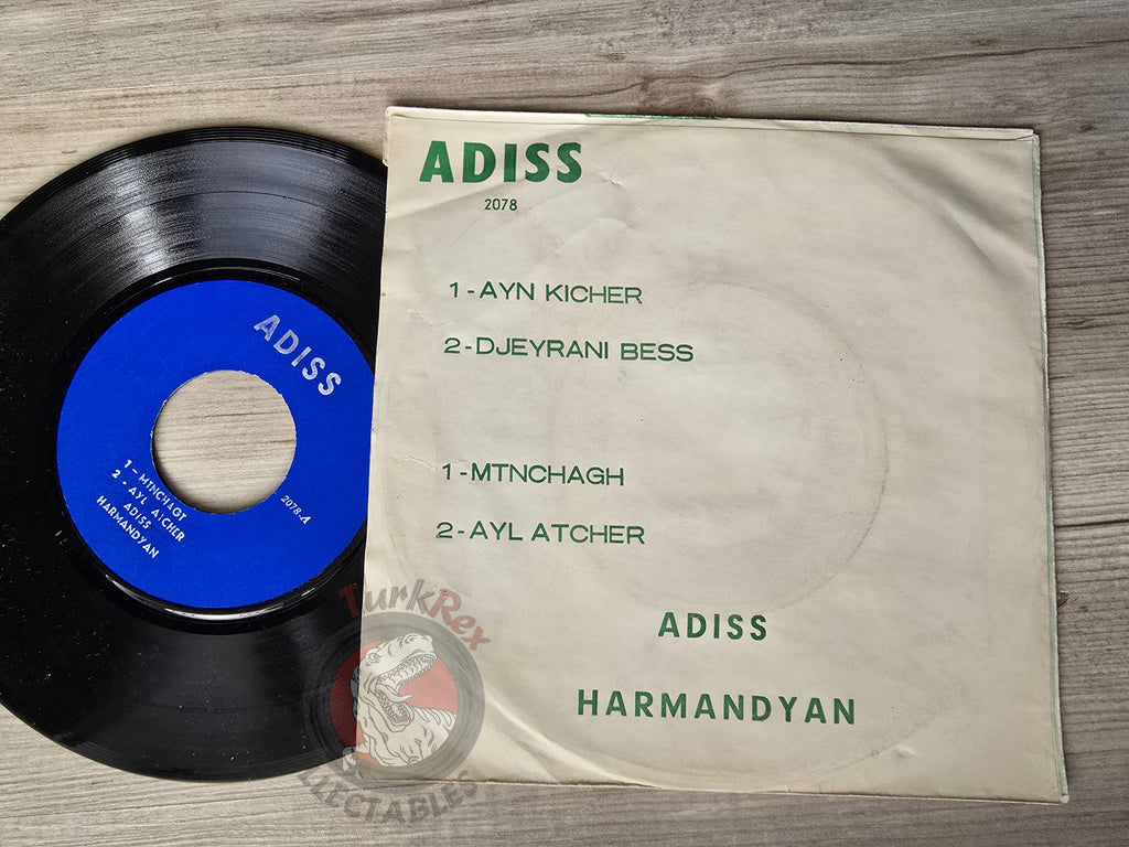 Adiss Harmandian – Ayn Kicher / Djeyran Bess 7" Iran Pressing Vinyl Iranian Edition