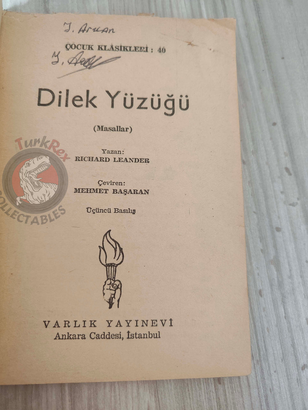 Richard Leander – The Wishing Ring 1969 Turkish Book Turkey Illustrated