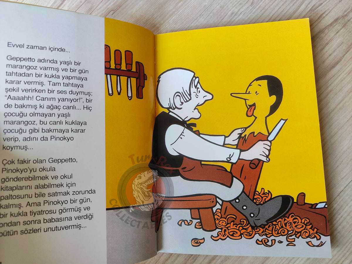 Carlo Collodi – Pinocchio 2001 Turkish Book Turkey Illustrated