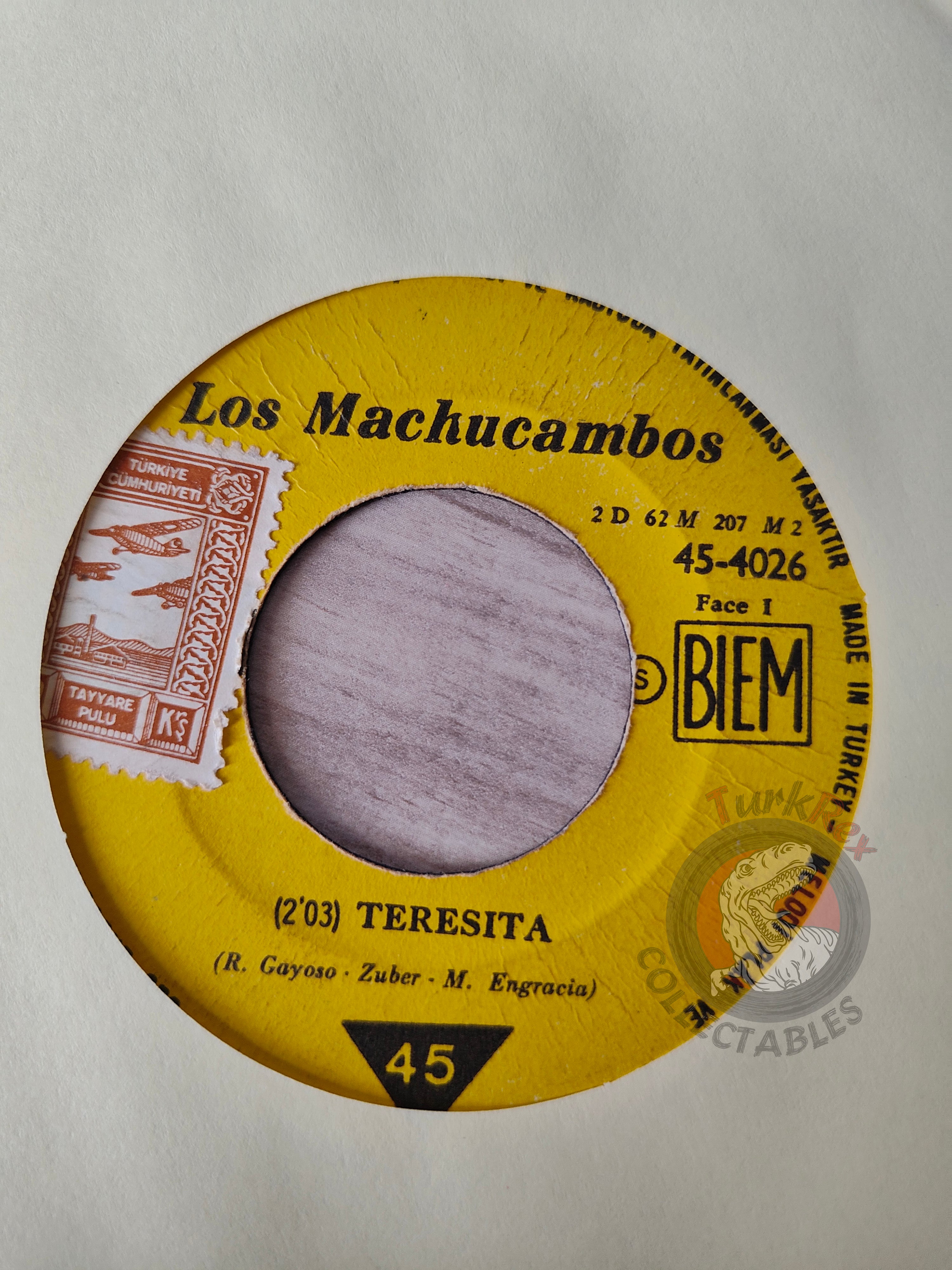 Los Machucambos – Teresita 7" Turkish Pressing Vinyl Turkey Edition 2