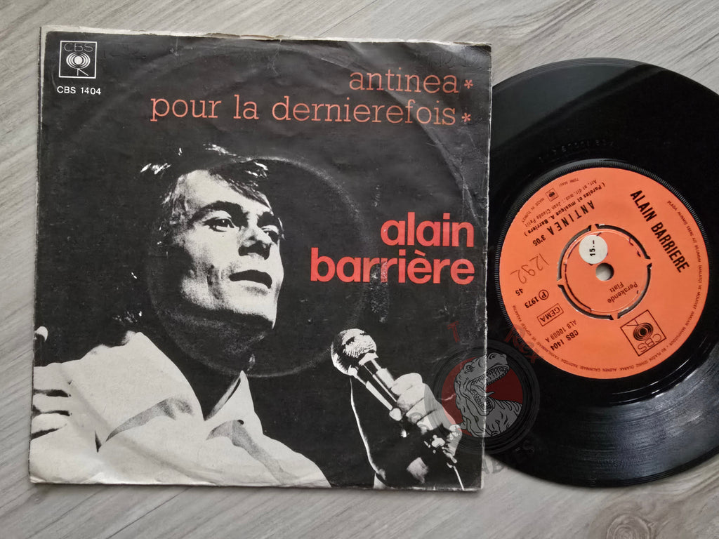 Alain Barrière – Antinea 7" Turkish Pressing Vinyl Turkey Edition