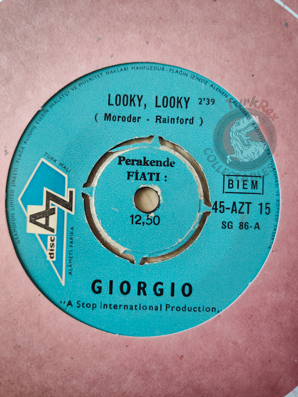 Giorgio – Looky Looky 7" Turkish Pressing Vinyl Turkey Edition 2