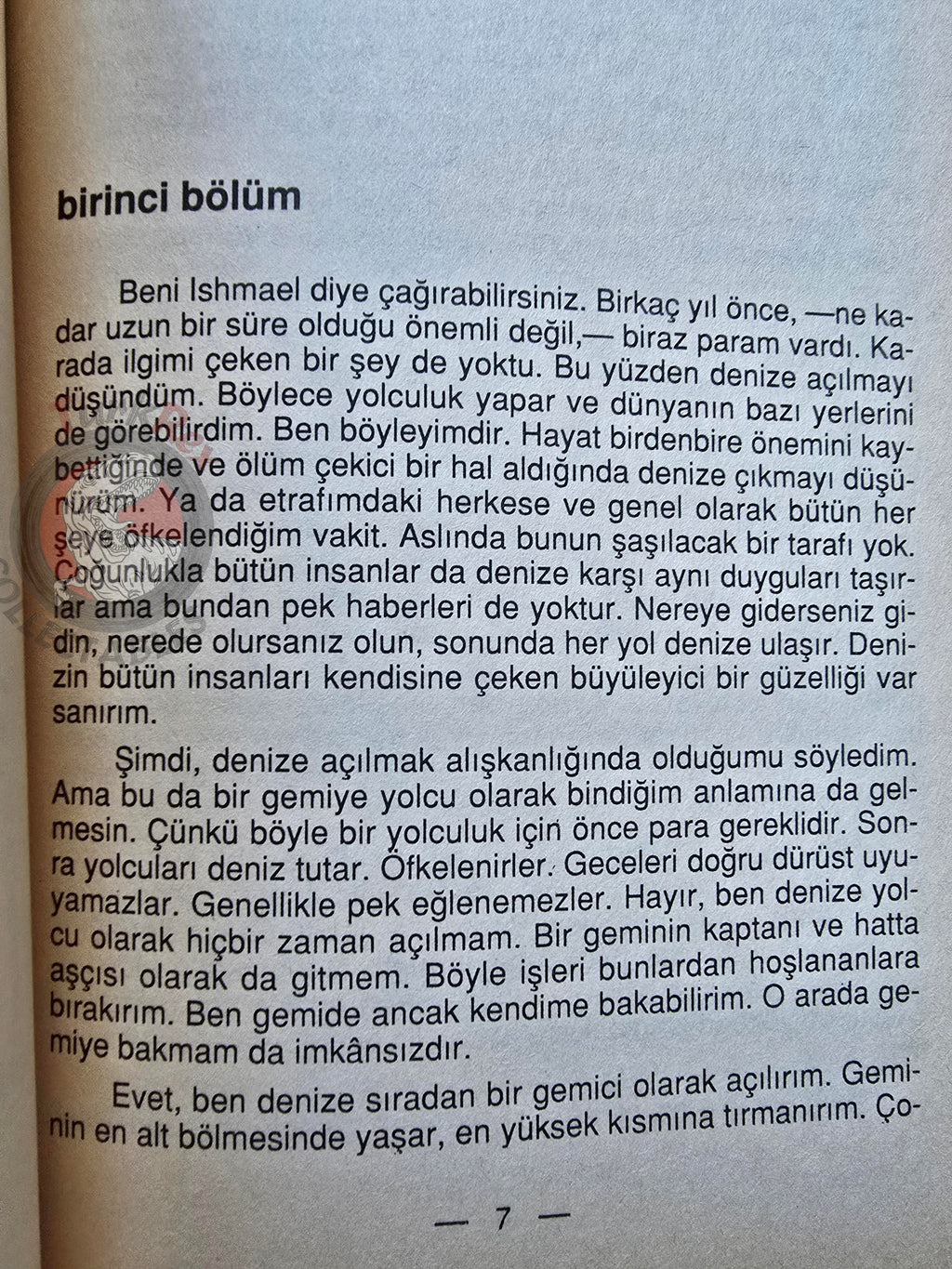 Herman Melville – Moby Dick 1998 Turkish Book Turkey