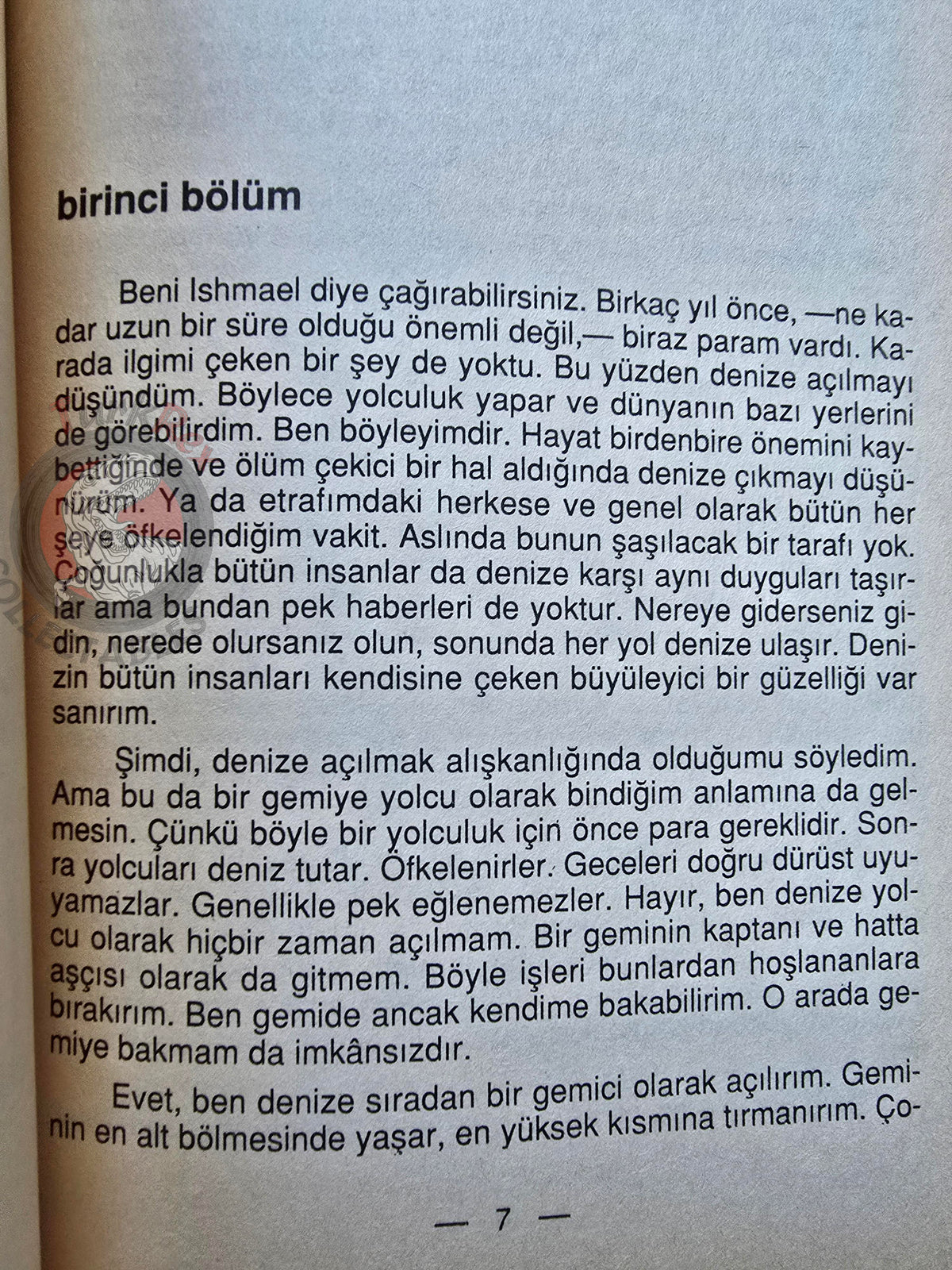 Herman Melville – Moby Dick 1998 Turkish Book Turkey