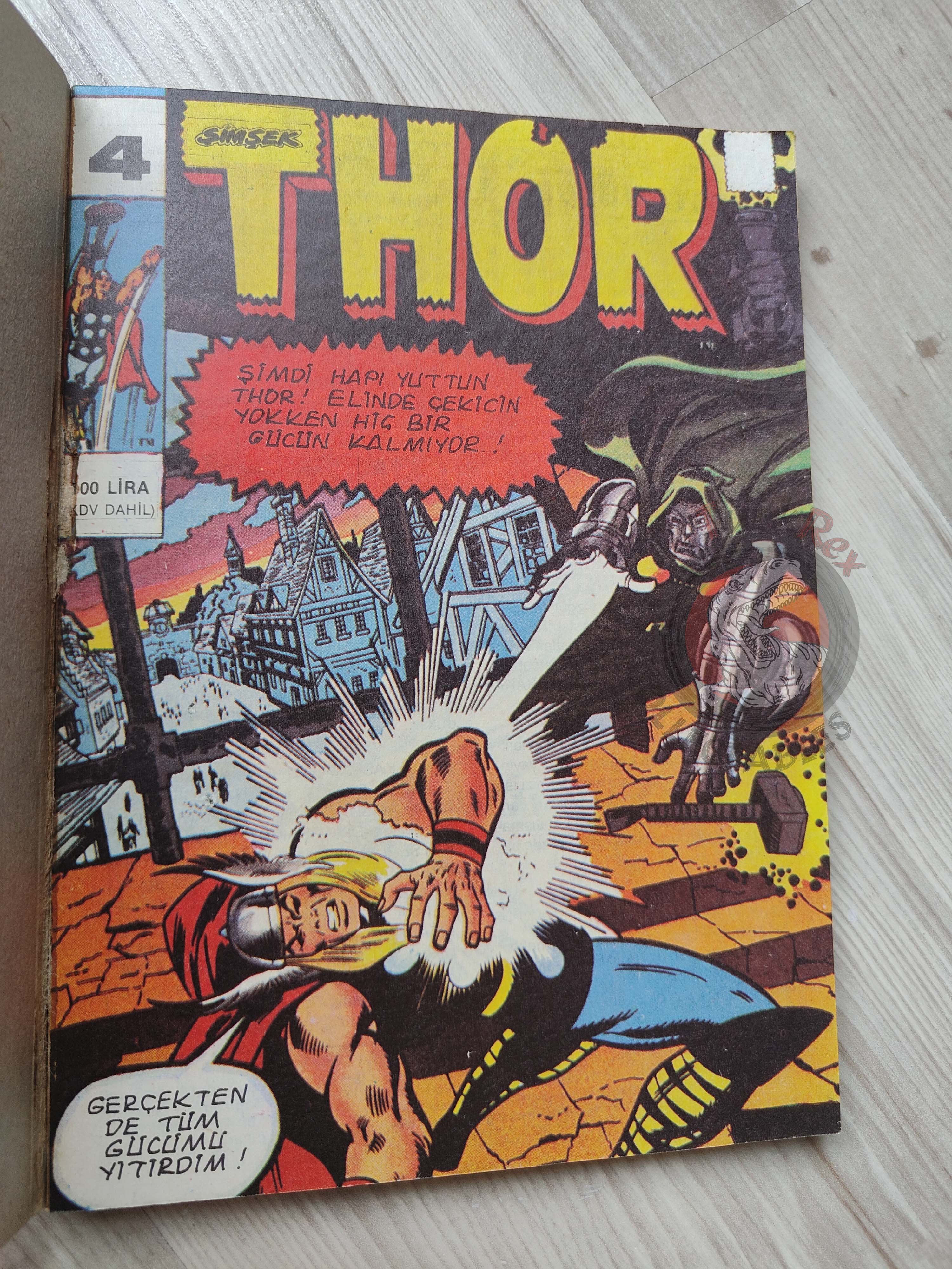 Thor #2 1985 Turkish Comic Turkey The Mighty Thor #183–187