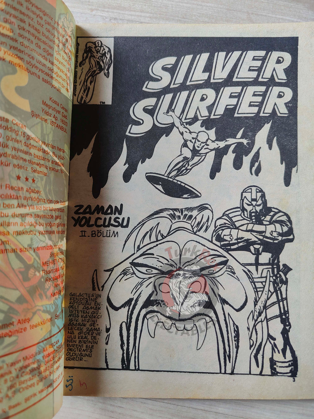 Silver Surfer #5 1987 Turkish Comic Turkey #6 #7 Fantasy Masterpieces #6 What If? #43