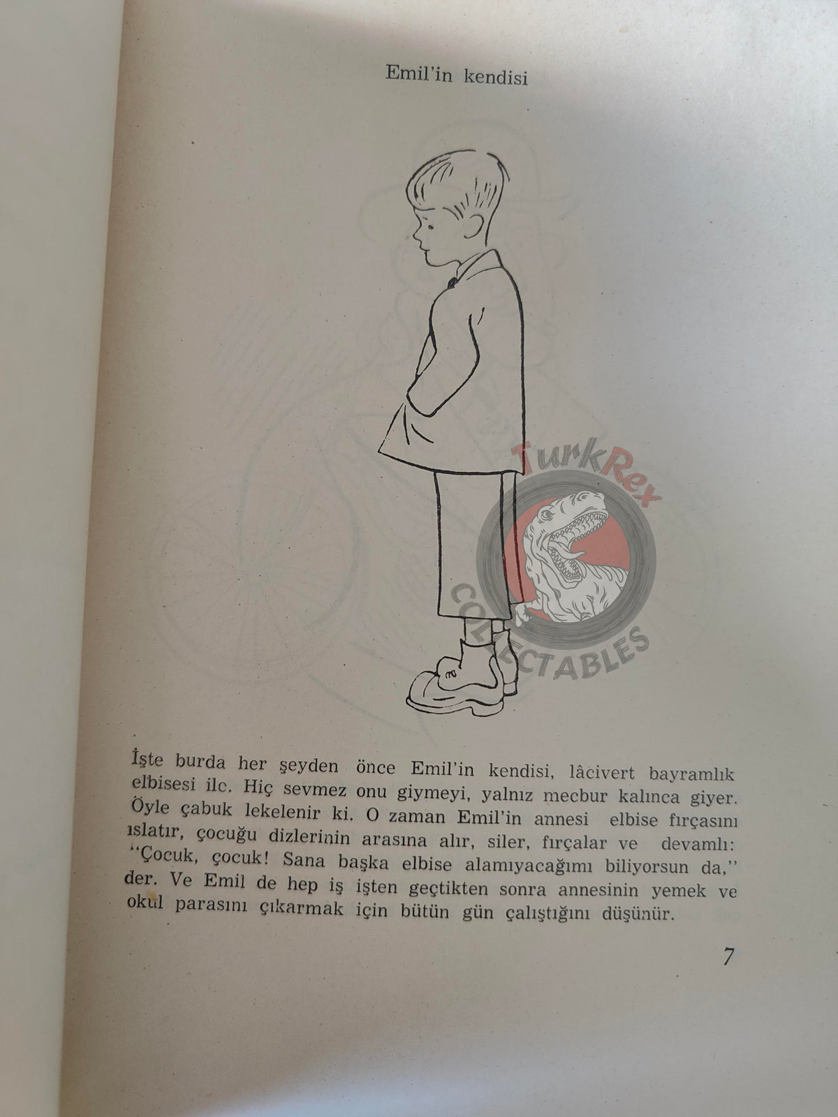 Erich Kästner – Emil and the Detectives 1967 Turkish Book Turkey Illustrated