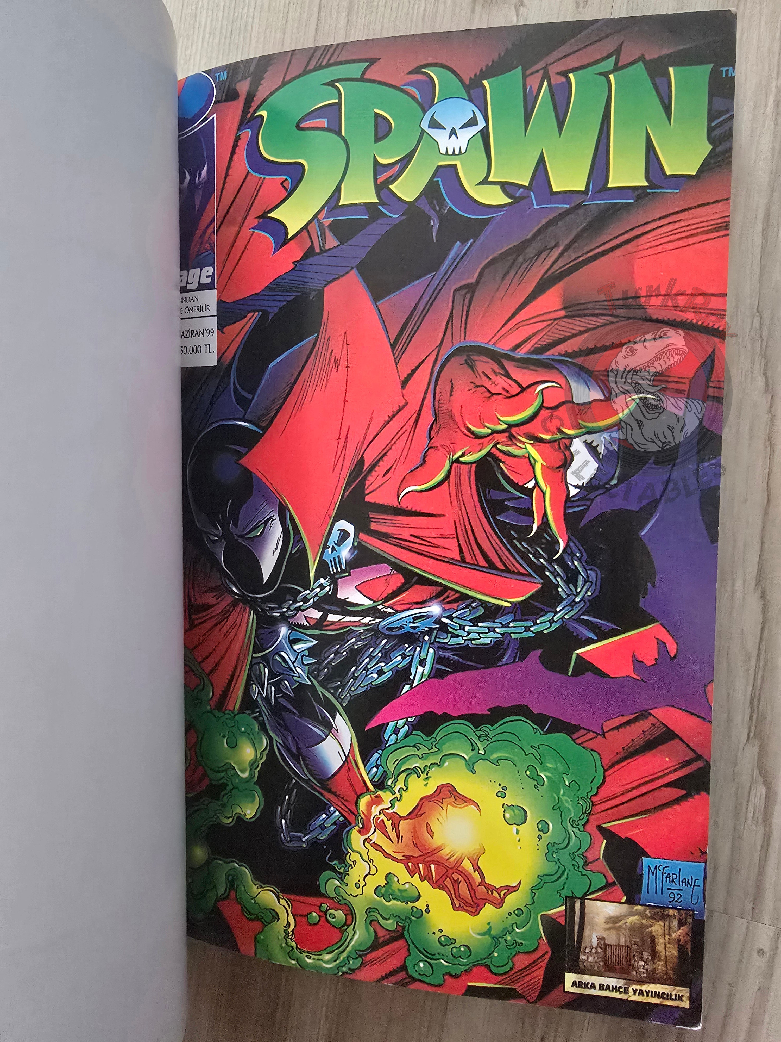Spawn Volume #1 1999 Turkish Comic Turkey #1 to #11 Todd McFarlane