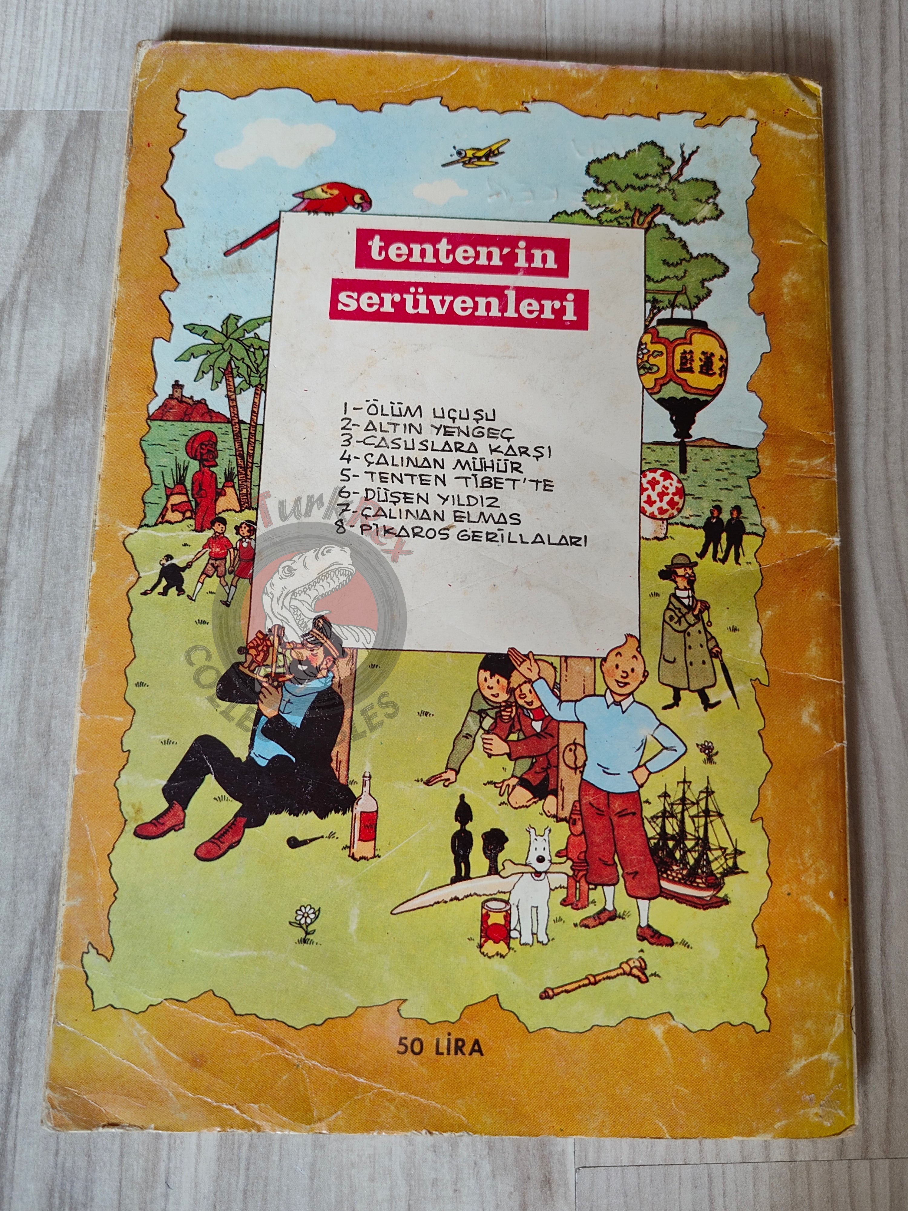 Tintin – Tintin in Tibet early 1980s Turkish Edition Comic Turkey