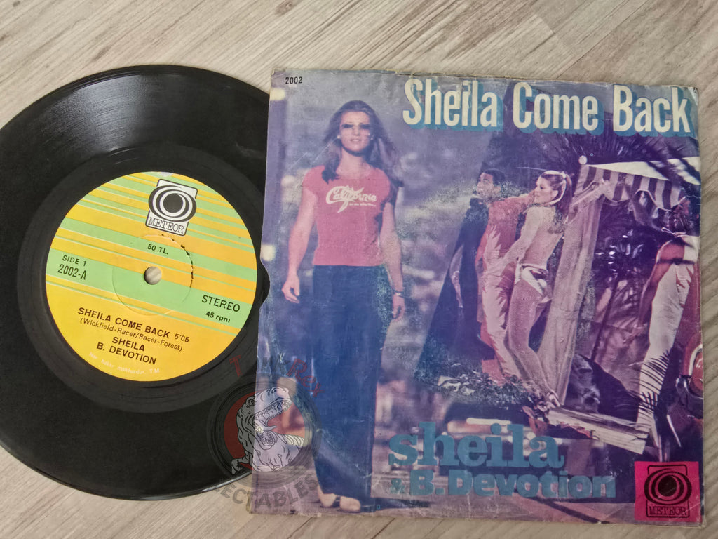 Sheila & B. Devotion – Sheila Come Back  7" Turkish Pressing Vinyl Turkey Edition