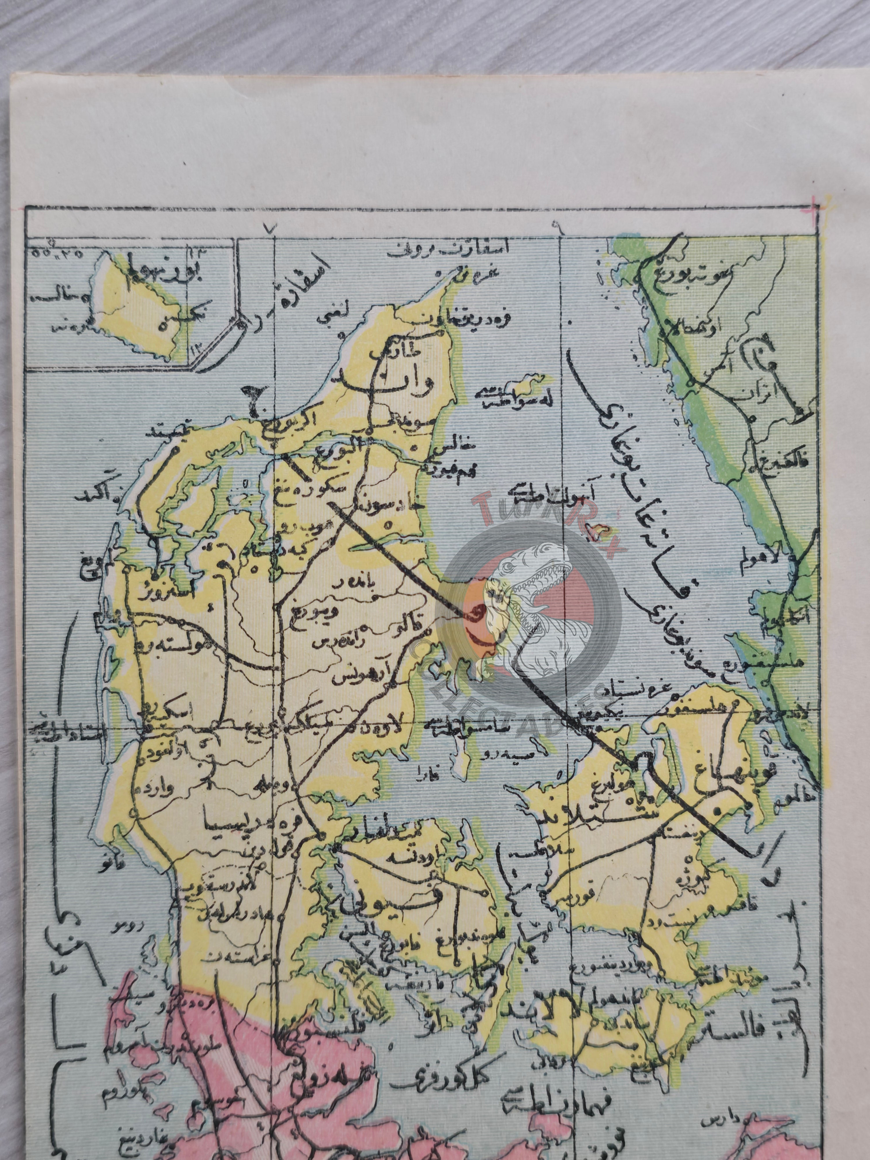 Denmark Ottoman Map German Empire Europe