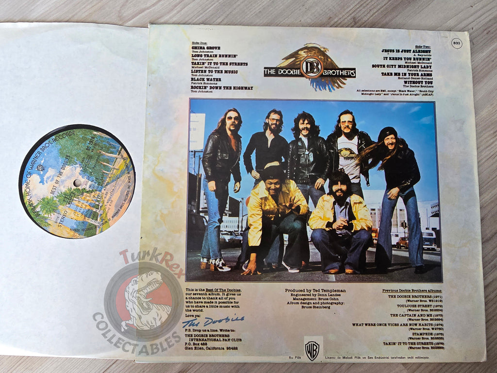 The Doobie Brothers – Best Of The Doobies Turkish Pressing Vinyl Turkey Edition