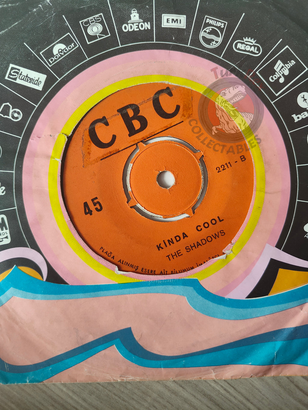 The Shadows – Little "B" / Kinda Cool 7" Turkish Pressing Vinyl Turkey Edition