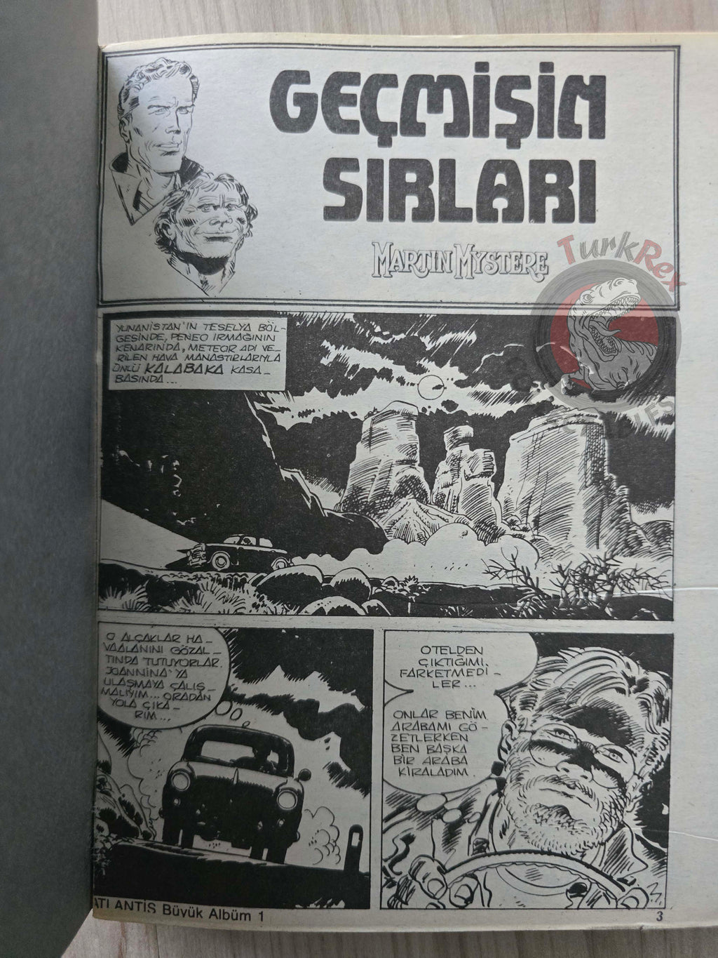 Martin Mystère #1 Gli uomini in Nero 80s Turkish Comic Turkey #1 #8
