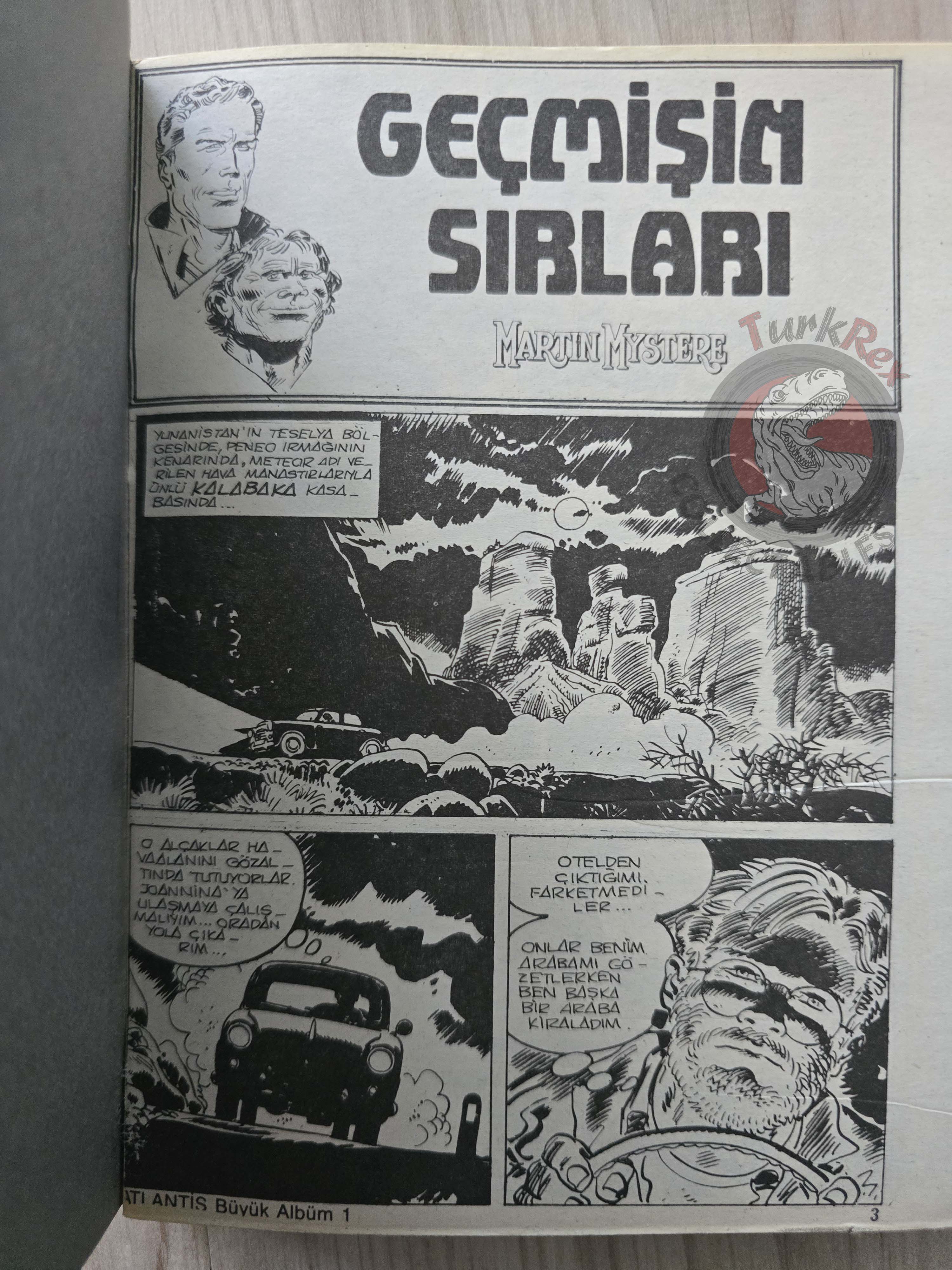 Martin Mystère #1 Gli uomini in Nero 80s Turkish Comic Turkey #1 #8
