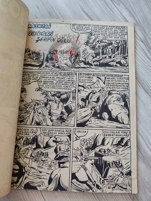1001 Özel #149 1955 The Lone Ranger Turkish Comic Mag Turkey