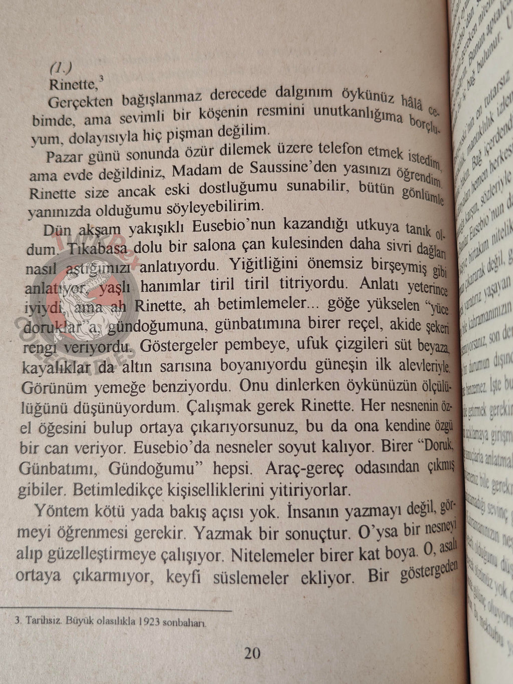 Antoine de Saint-Exupéry – Lettres A Sa Mere - de Jeunesse 1996 Turkish Book Turkey