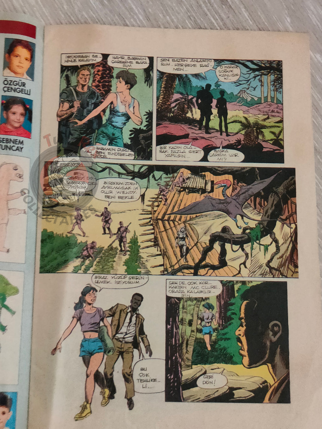 Dreadlands #6 1990s Turkish Edition Comic Turkey Newspaper Giveaway