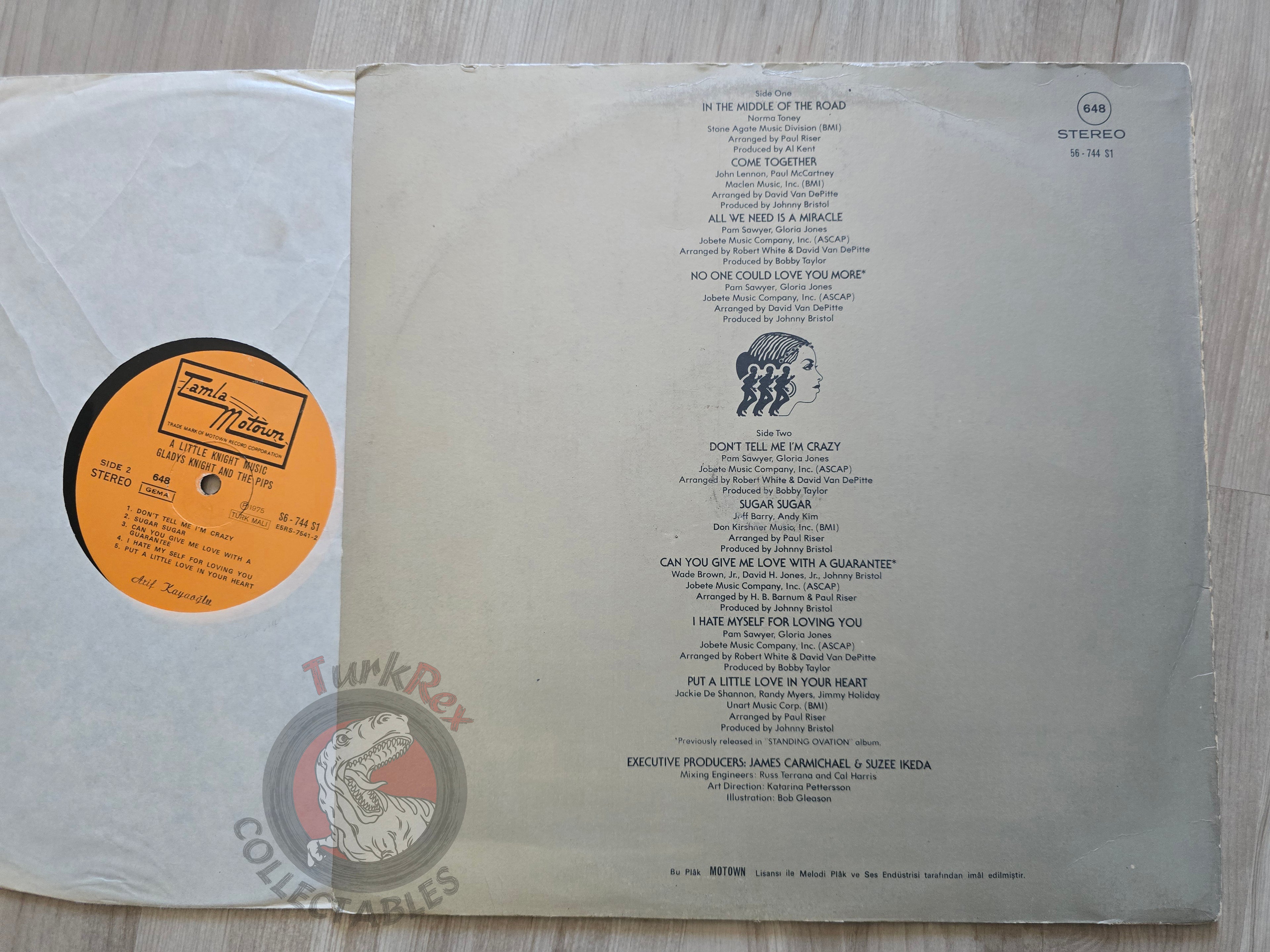 Gladys Knight And The Pips – A Little Knight Music Turkish Pressing Vinyl Turkey Edition
