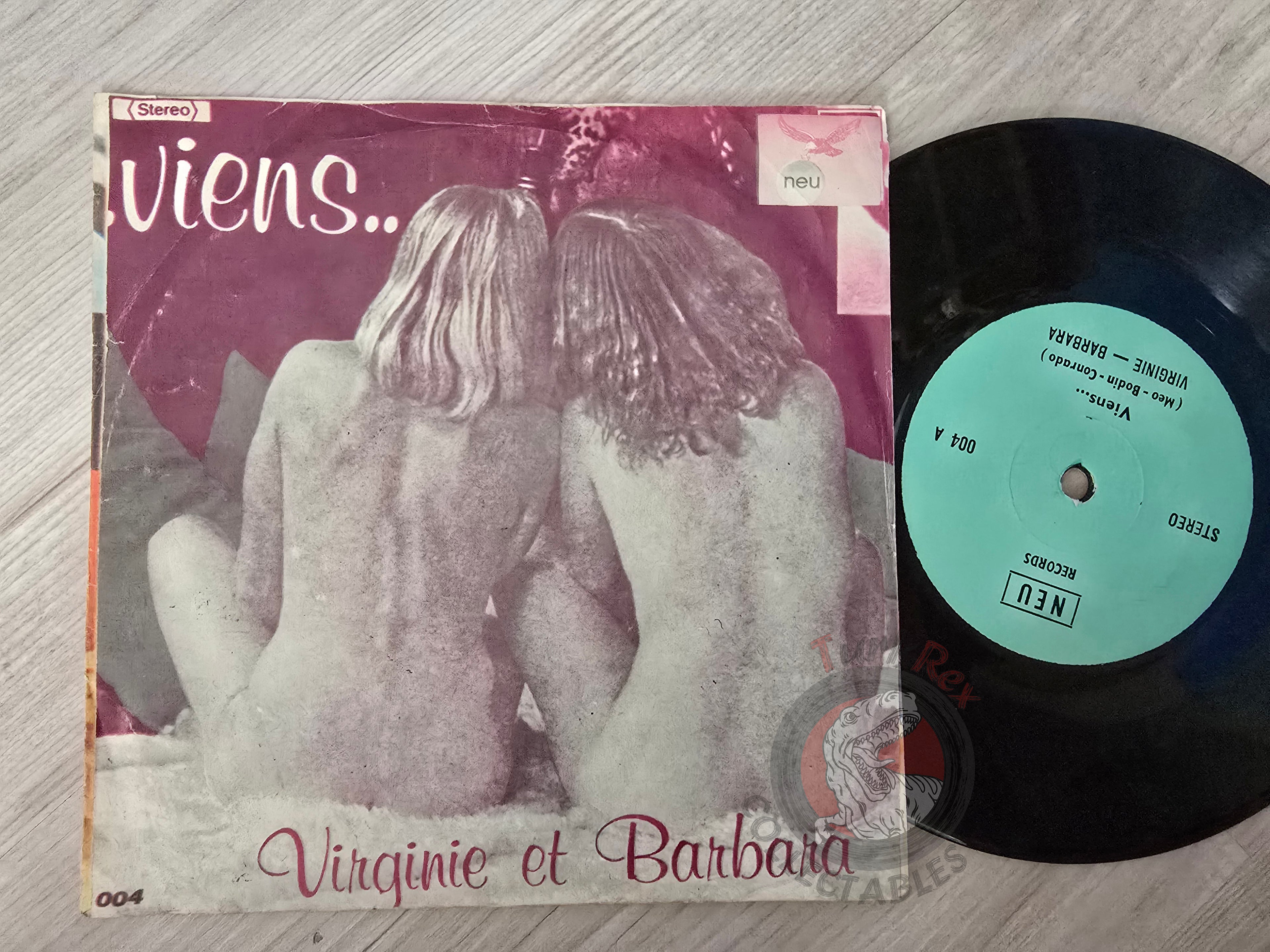 Virginie Et Barbara – Viens... 7" Turkish Pressing Vinyl Turkey Edition