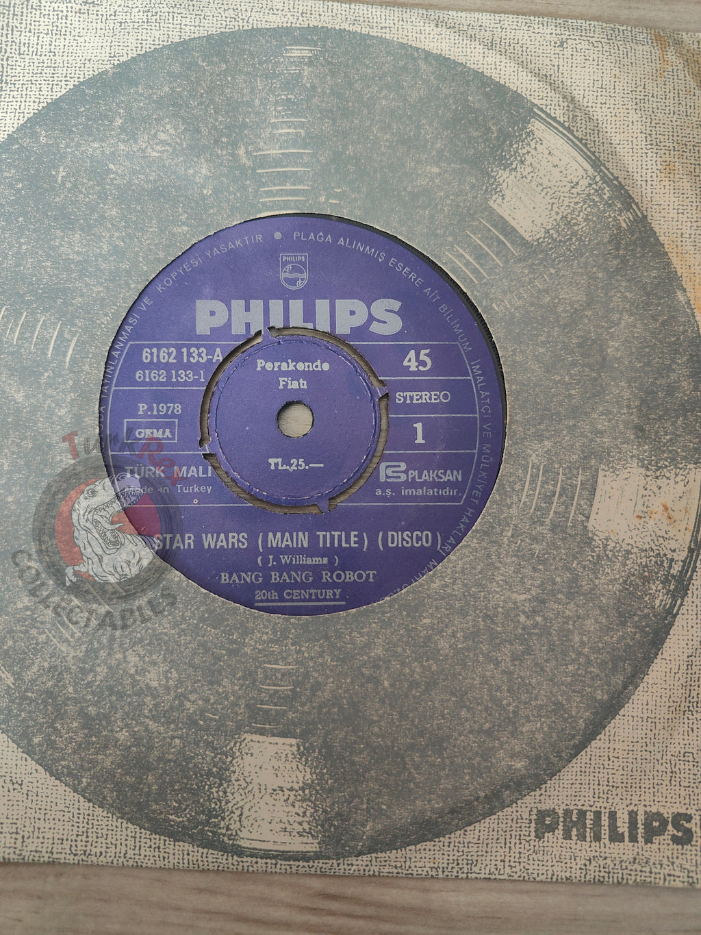 Bang Bang Robot – Star Wars (Main Title) / Star Robot System 7" Turkish Pressing Vinyl Turkey Edition