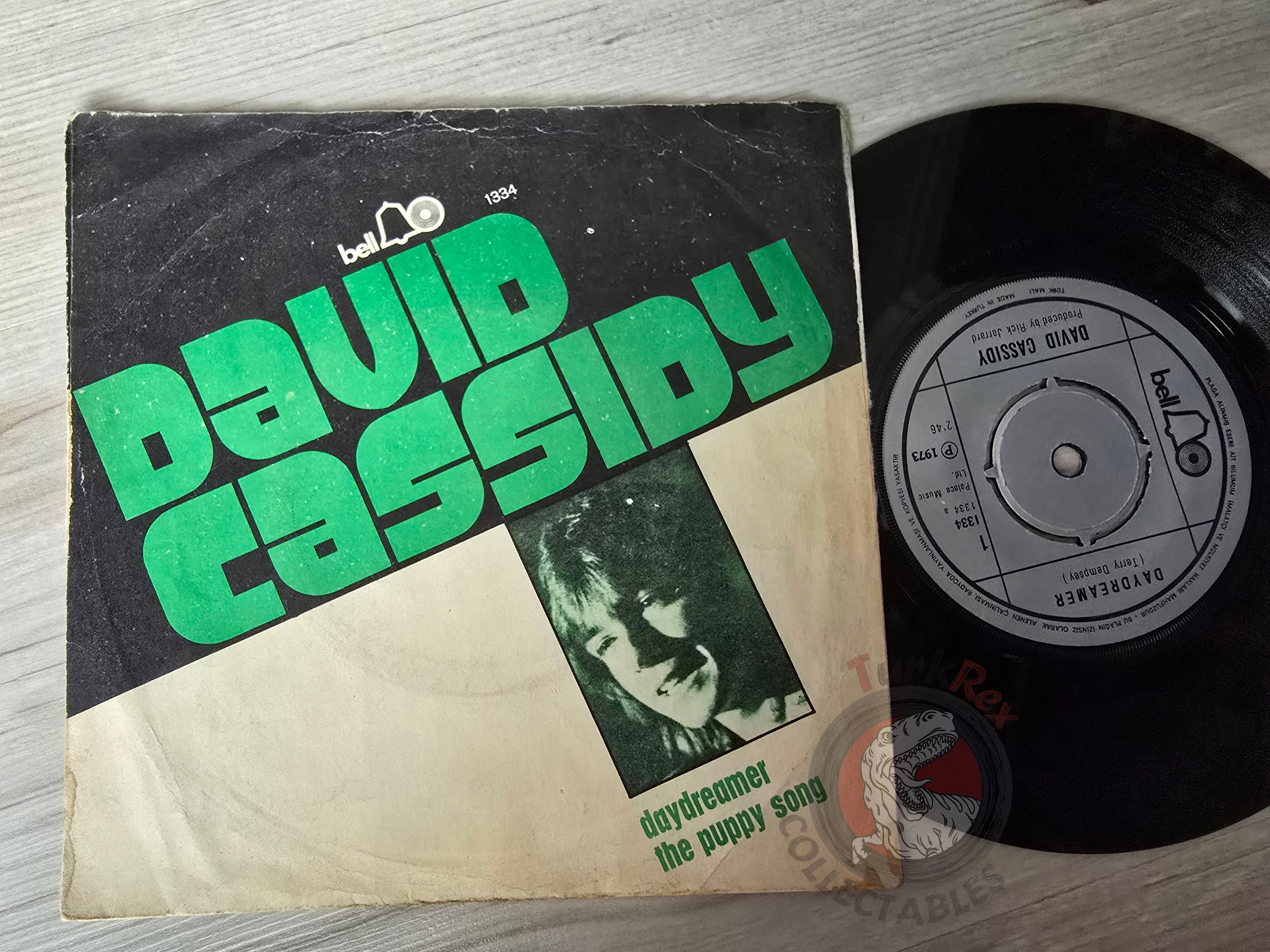David Cassidy – Daydreamer / The Puppy Song 7" Turkish Pressing Vinyl Turkey Edition