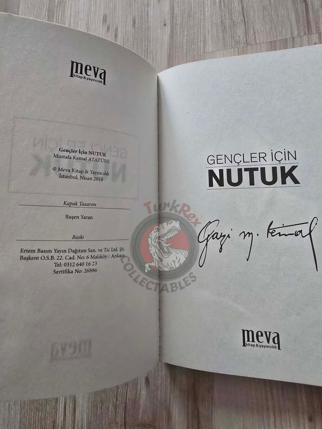Mustafa Kemal Atatürk – Nutuk The Speech 2018 Turkish Book Turkey