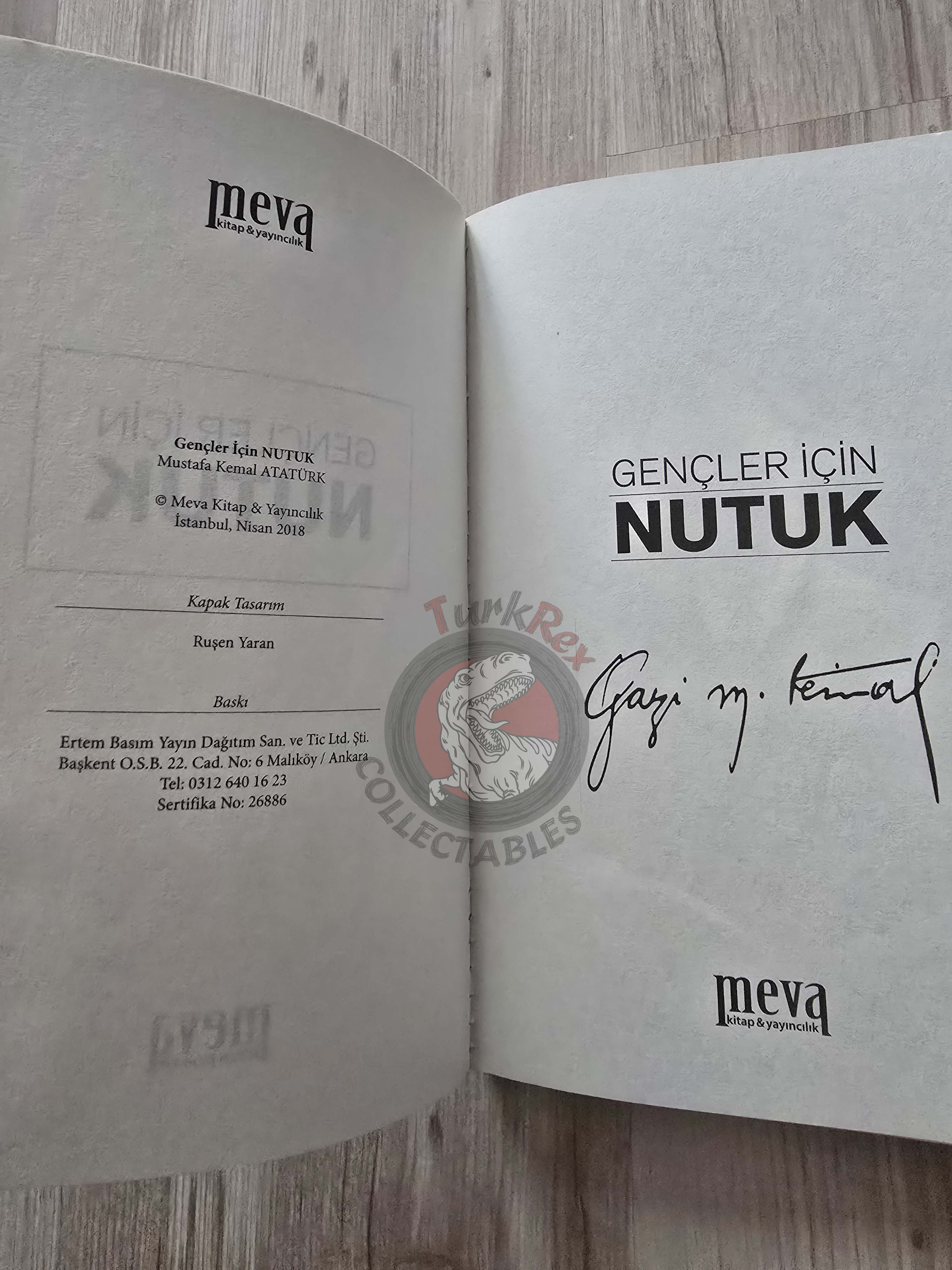 Mustafa Kemal Atatürk – Nutuk The Speech 2018 Turkish Book Turkey