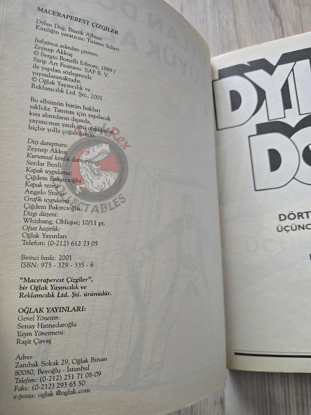 Dylan Dog Gigante #2 2001 Turkish Comic Turkey L’inquilino del terzo piano
