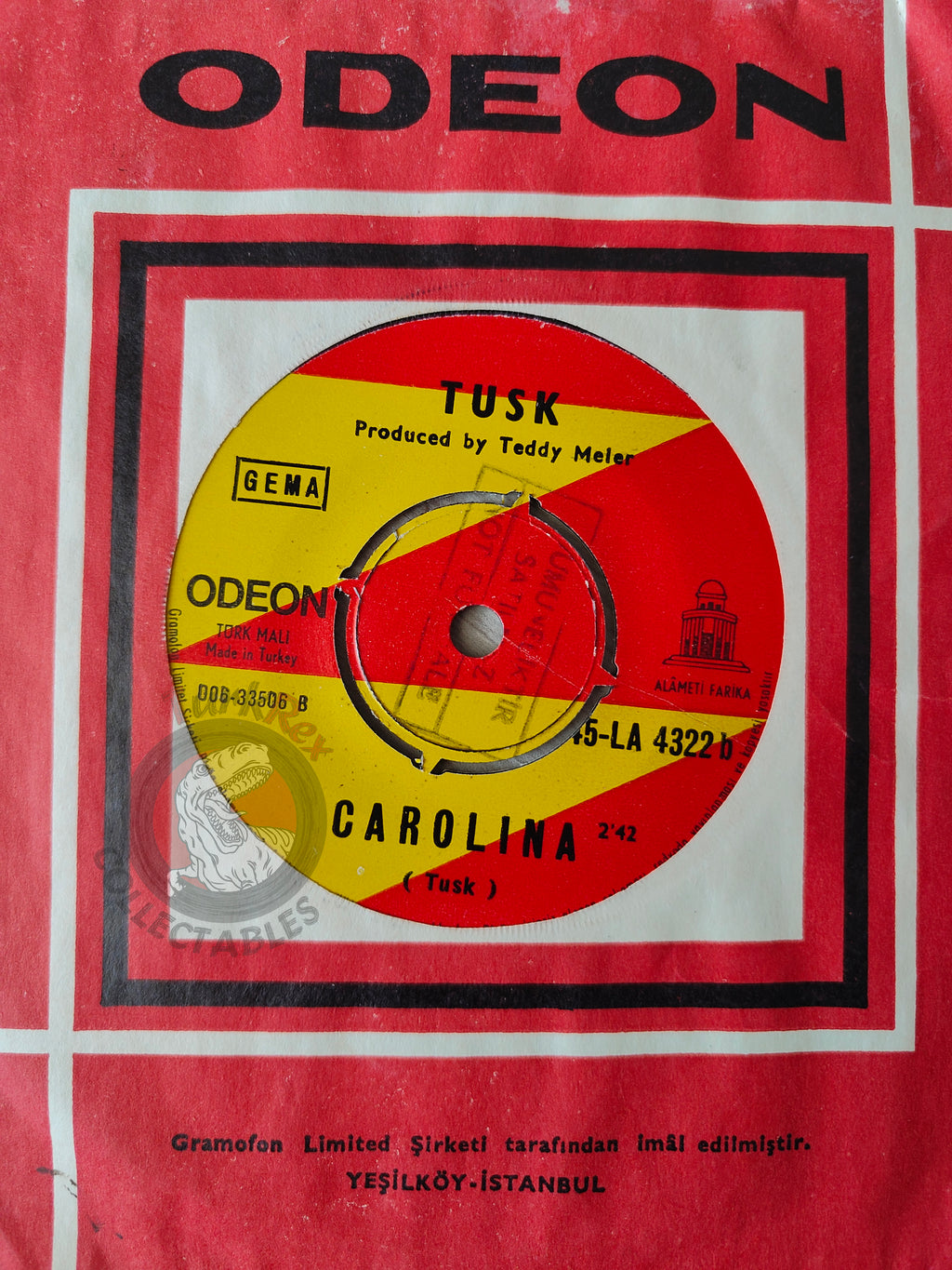 Tusk  – Child Of My Kingdom 7" Promo Turkish Pressing Vinyl Turkey Edition